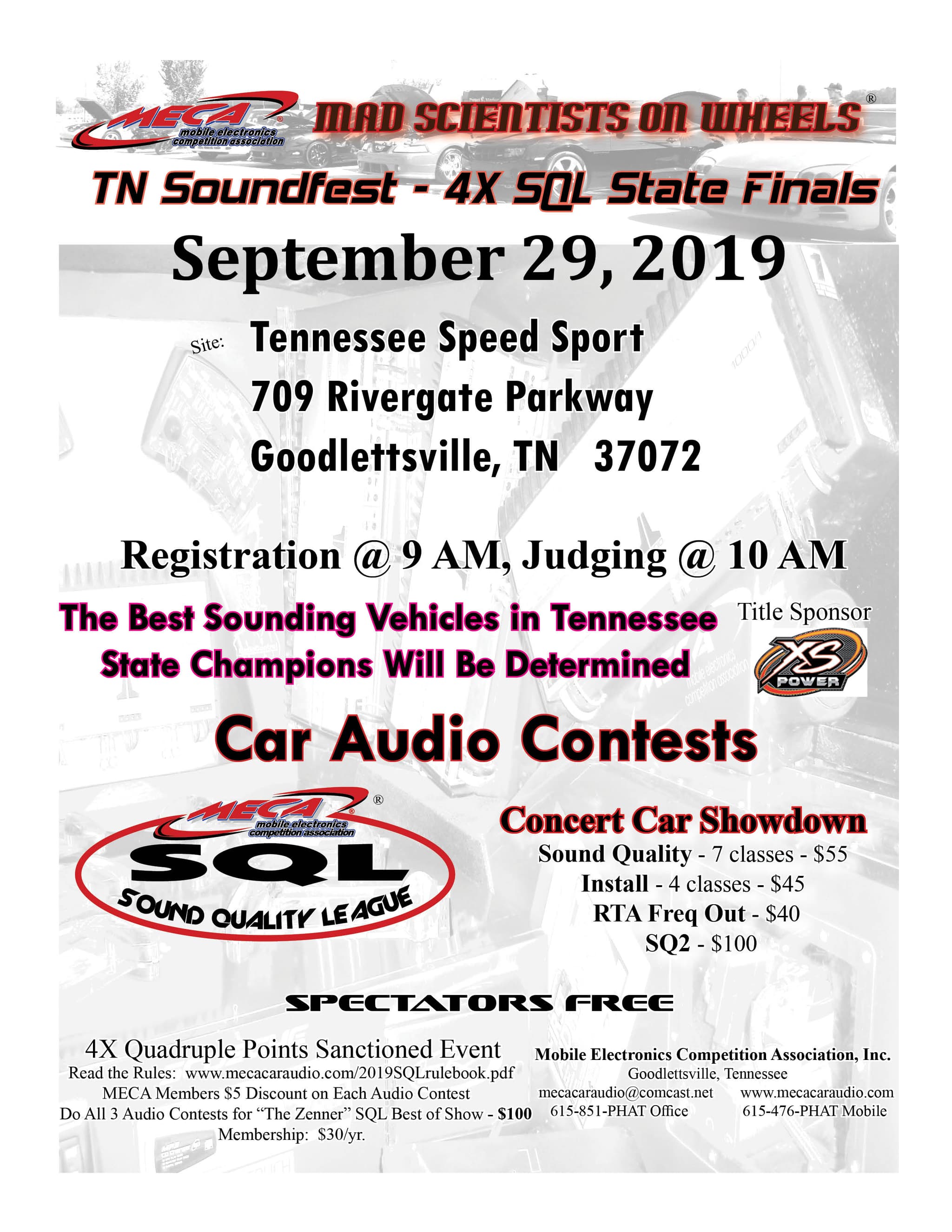TN Soundfest - SPL State Finals Flyer