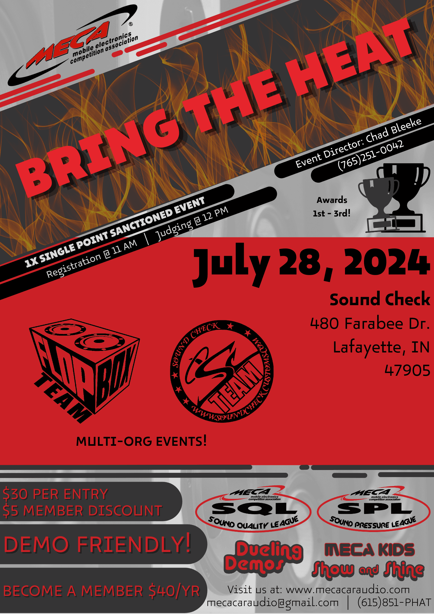 BRING THE HEAT Flyer
