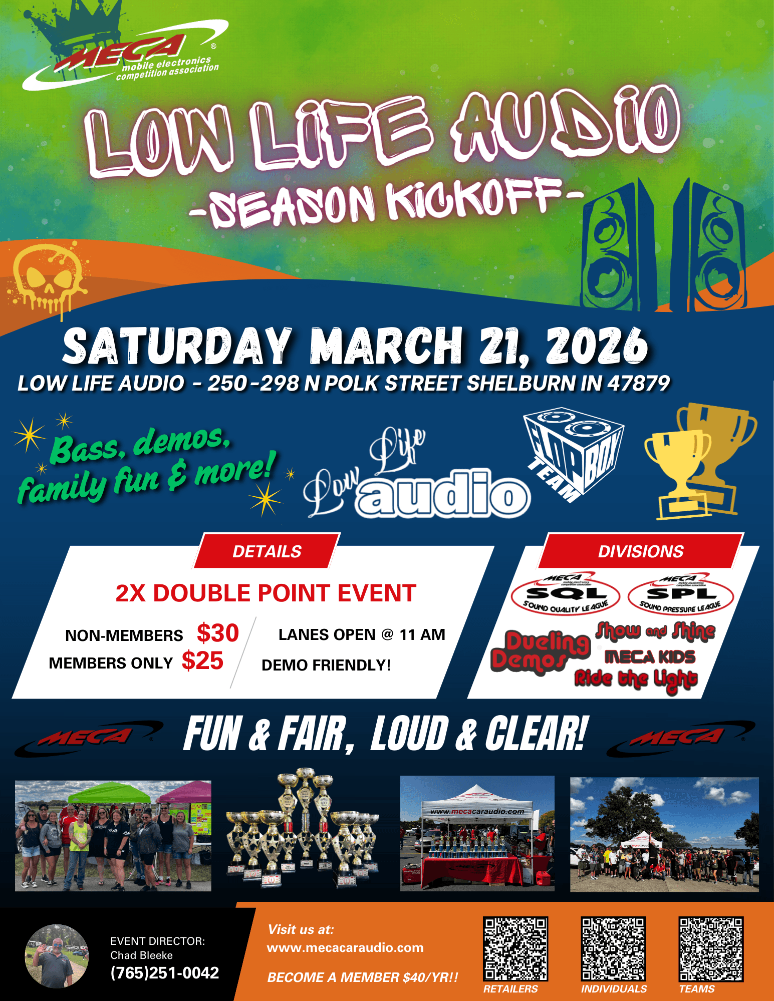 Low Life Audio Season Kickoff Flyer