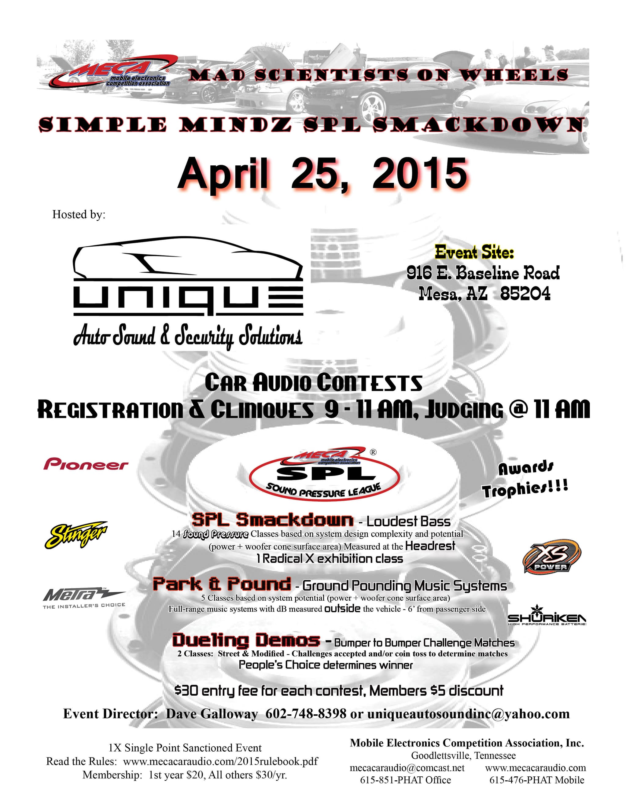 Simple Mindz SPL Smackdown Flyer