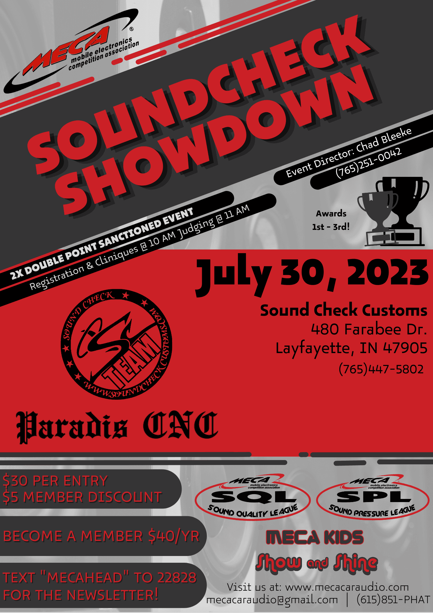 Sound Check Showdown Flyer