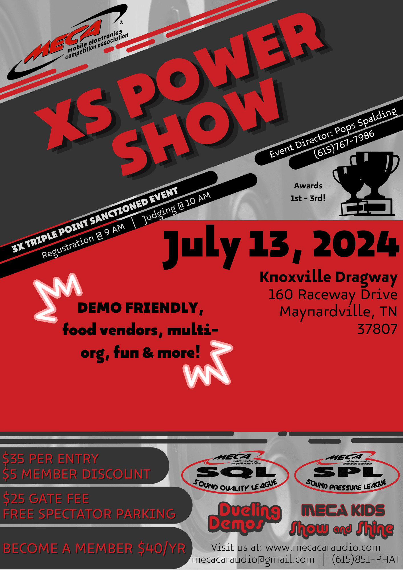 XS POWER SHOW Flyer