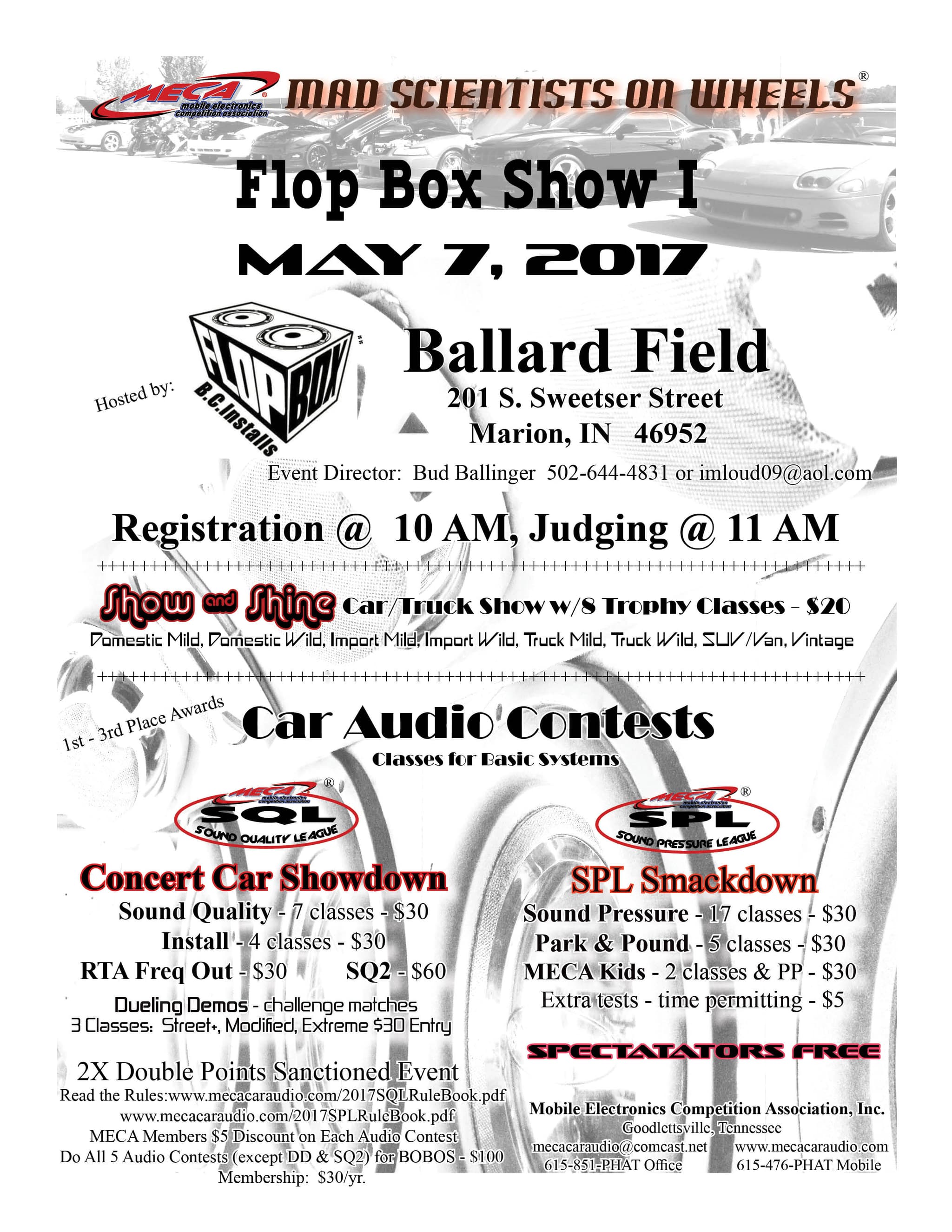 Flop Box Show I Flyer