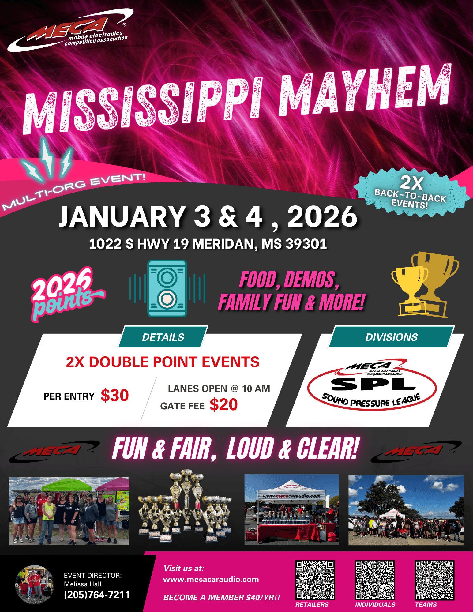 Mississippi Mayhem -Day 2- Flyer