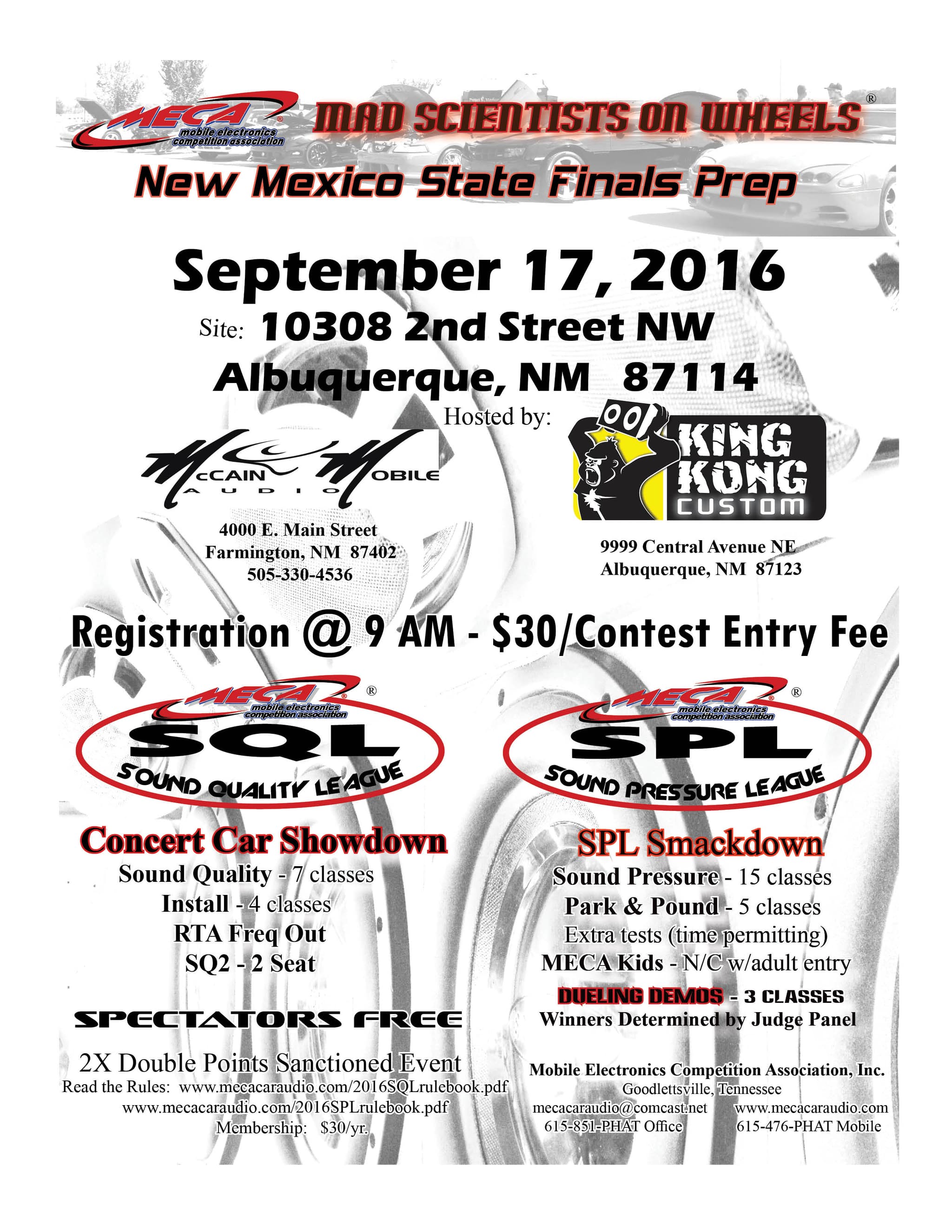 NM State Finals Prep Flyer