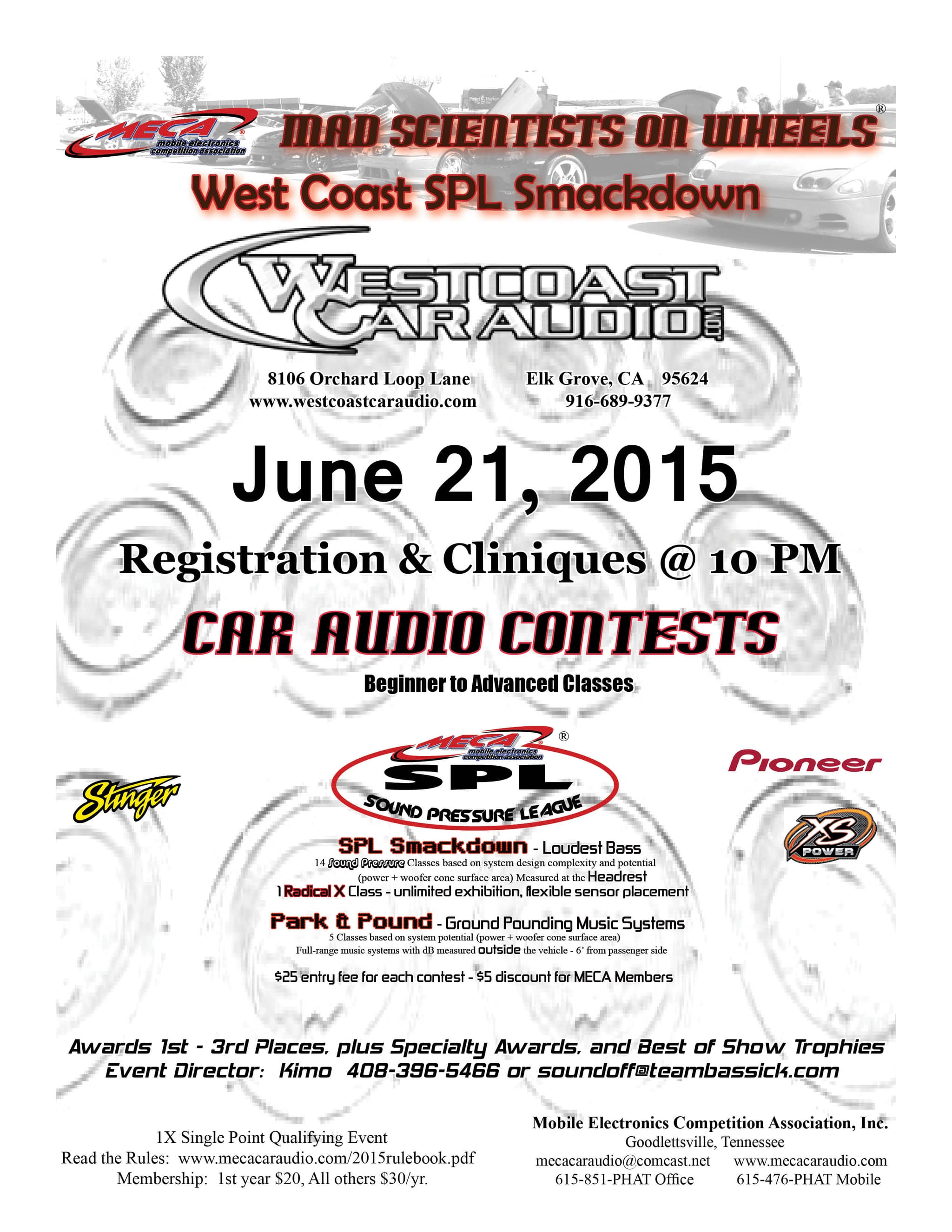 West Coast SPL Smackdown Flyer