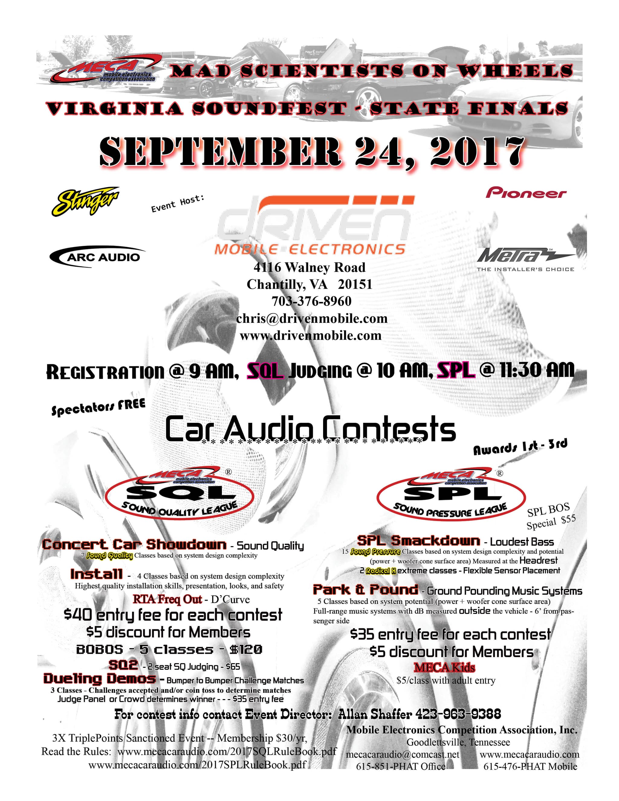 Virginia Soundfest - State Finals Flyer