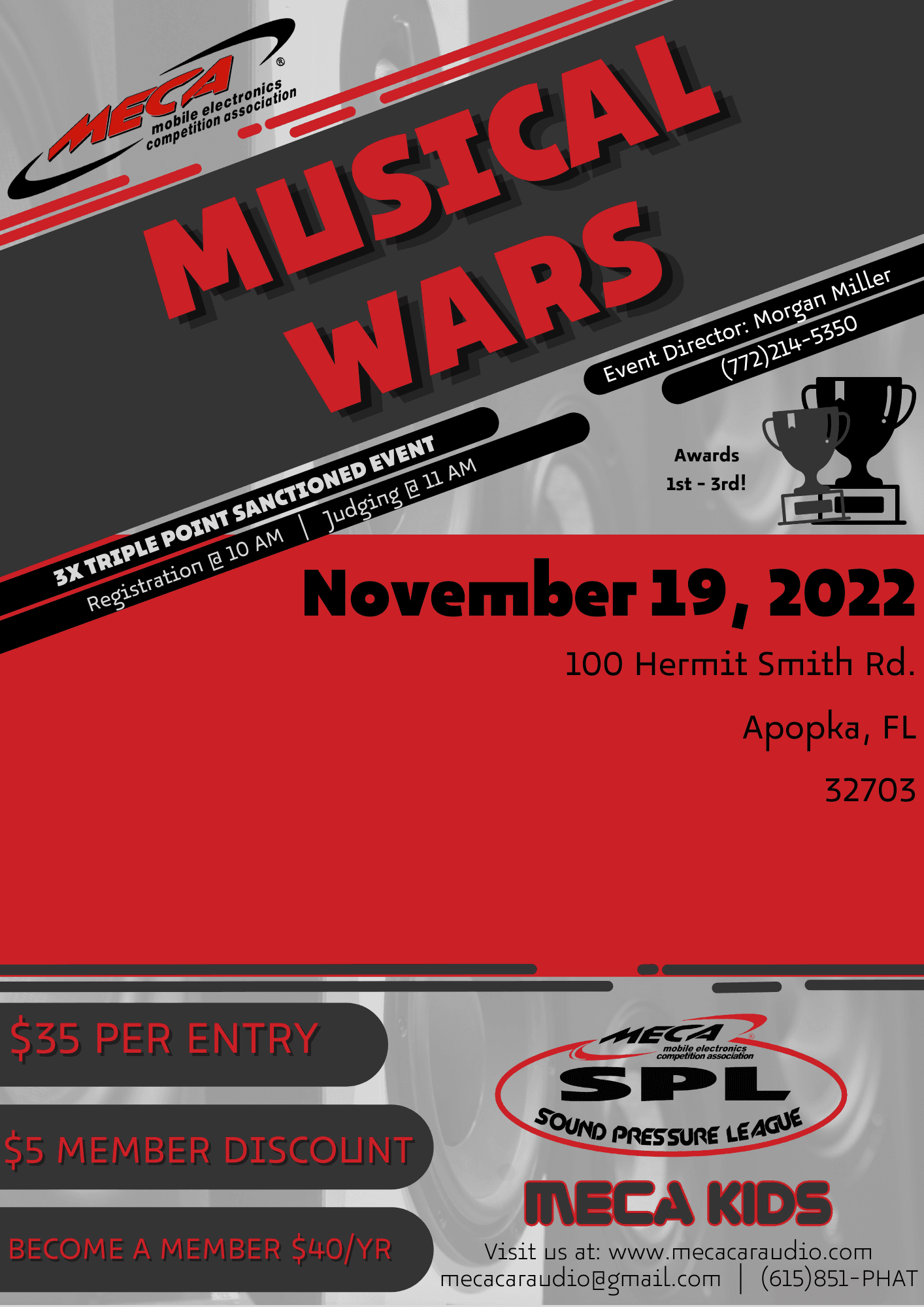 Musical Wars Flyer