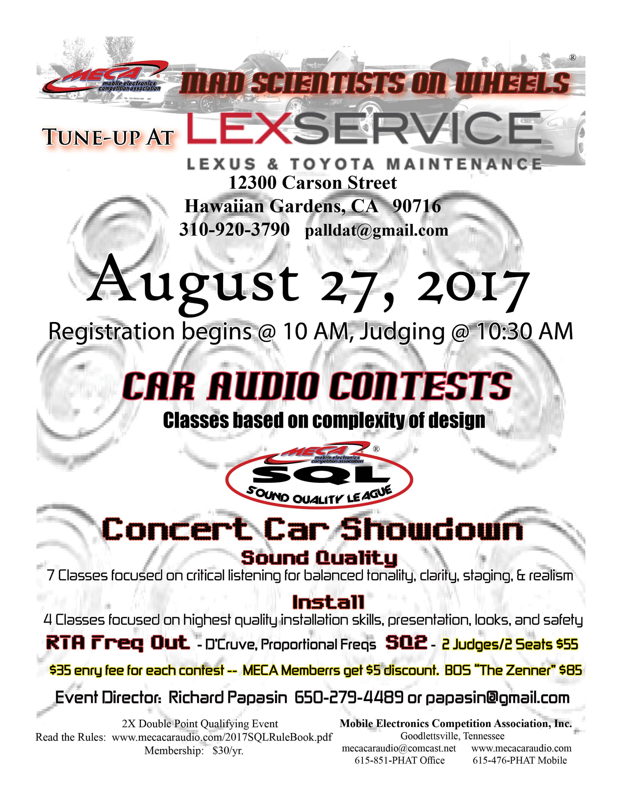 Tune-up at LexService Flyer