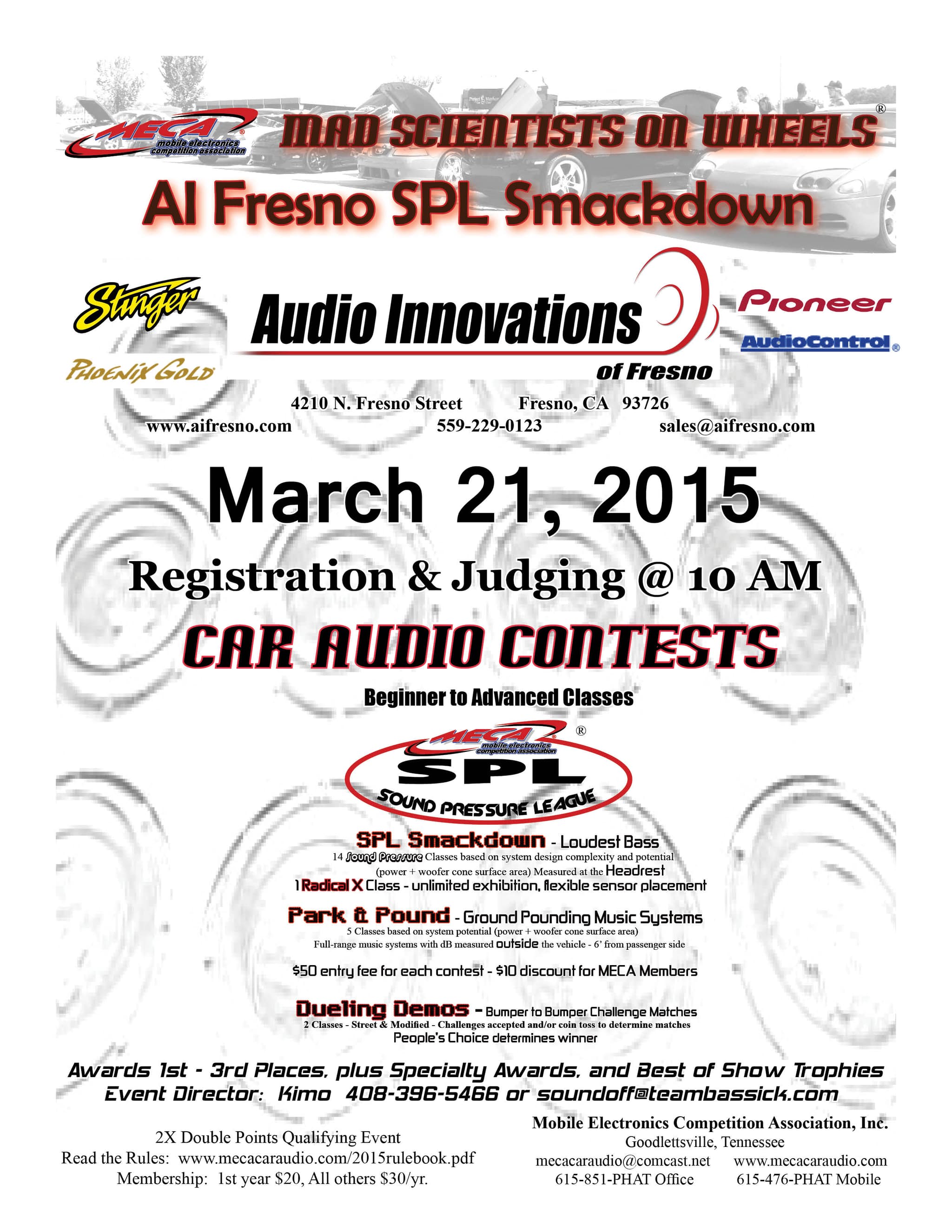 AI Fresno SPL Smackdown Flyer