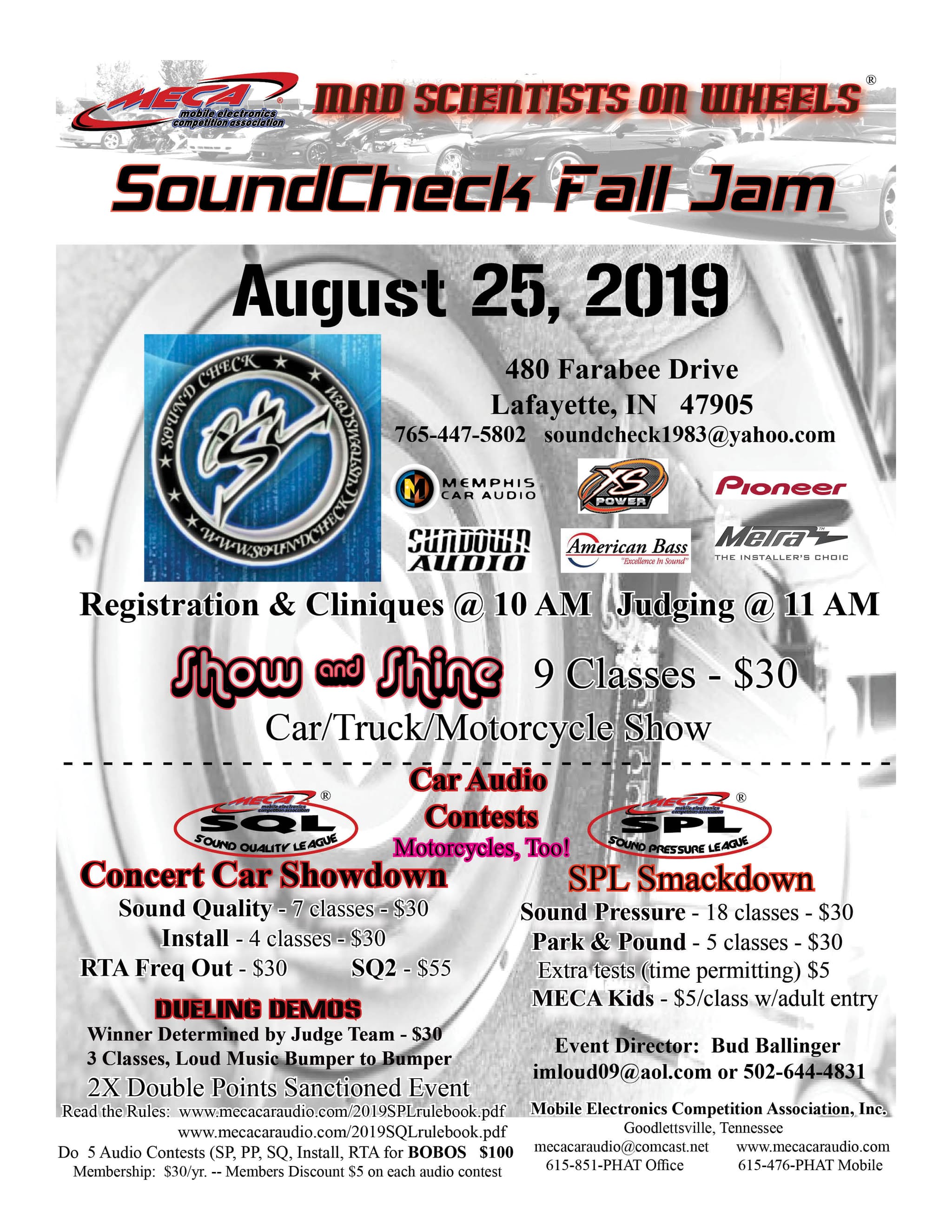 SoundCheck Fall Jam Flyer