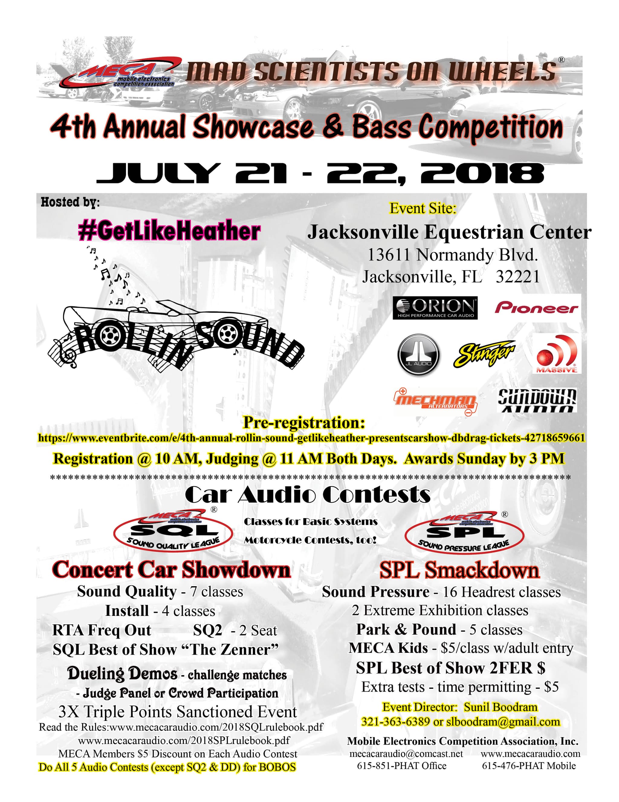 4th Annual Showcase and Bass Competition Flyer