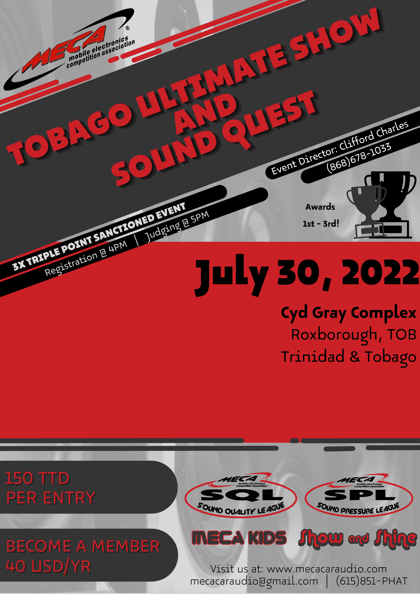 Tobago Ultimate Show and Sound Quest Flyer