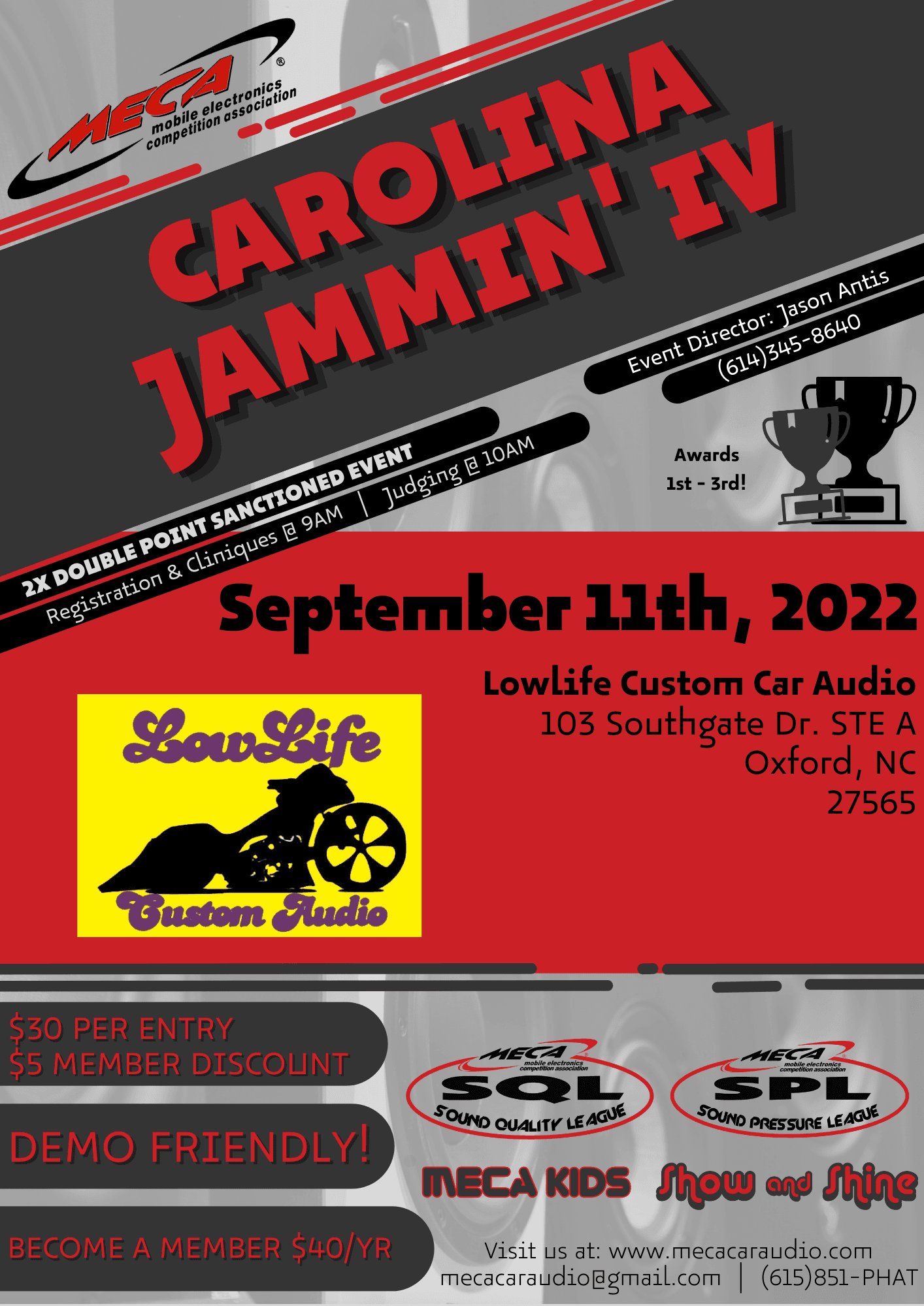 Carolina Jammin' IV Flyer