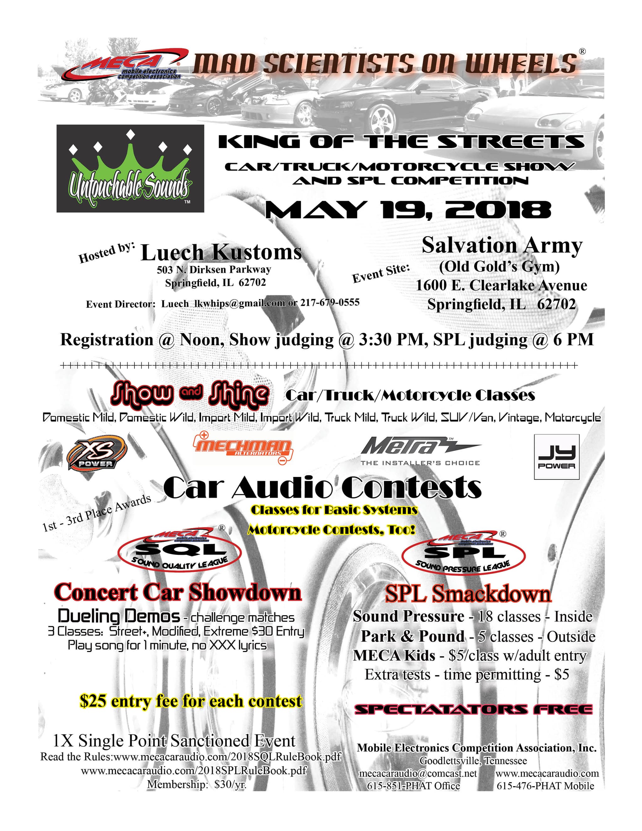 King of the Streets Flyer