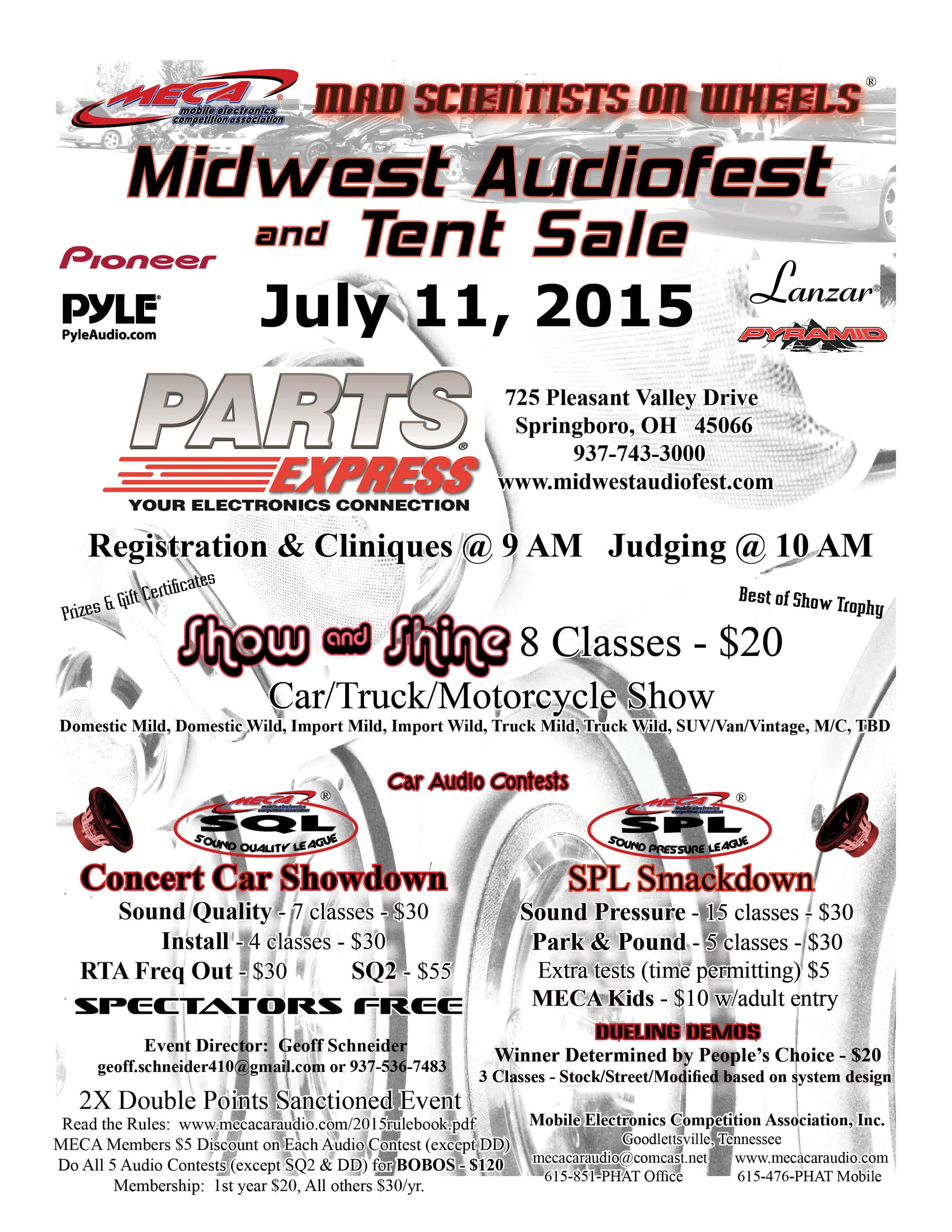 Midwest Audiofest Flyer