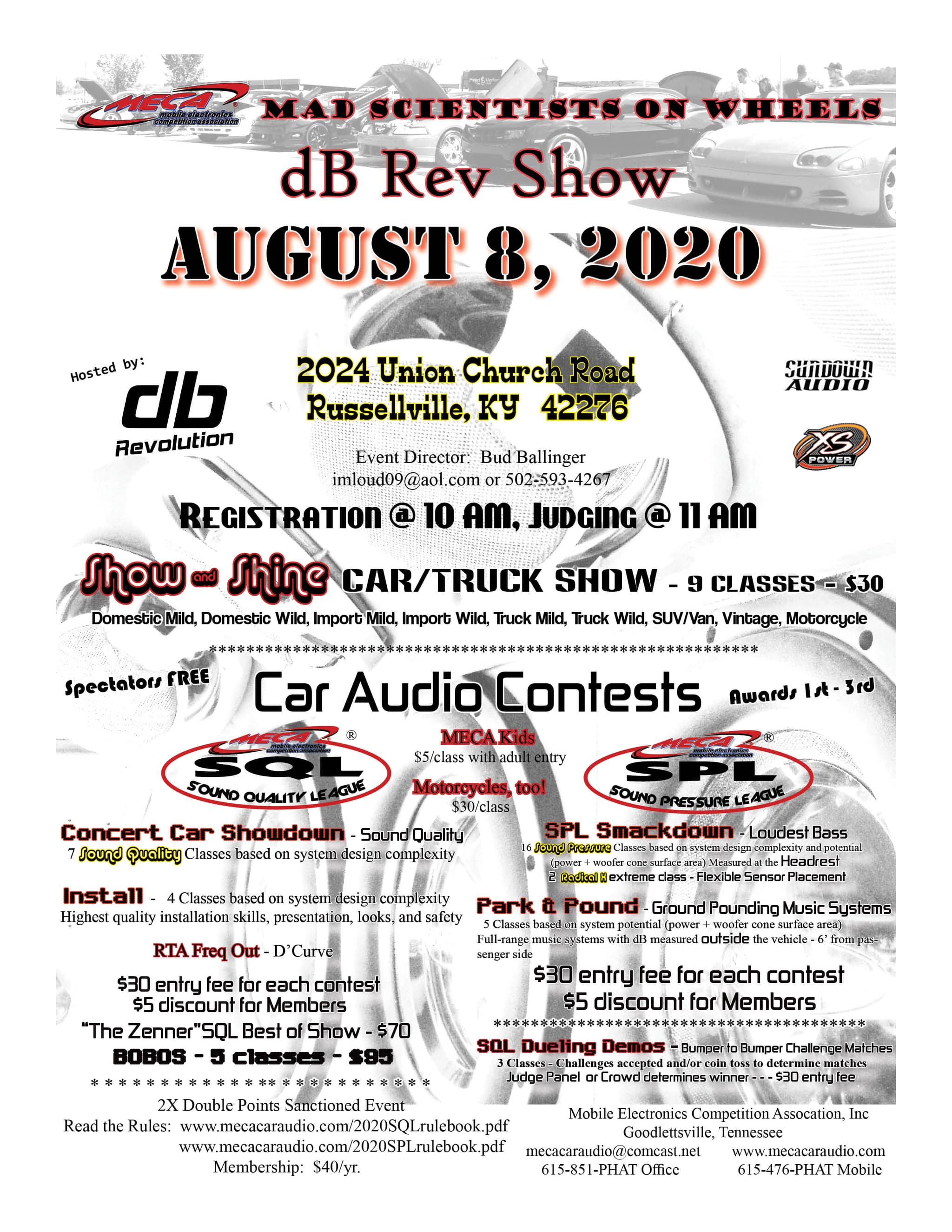 dB Rev Show Flyer