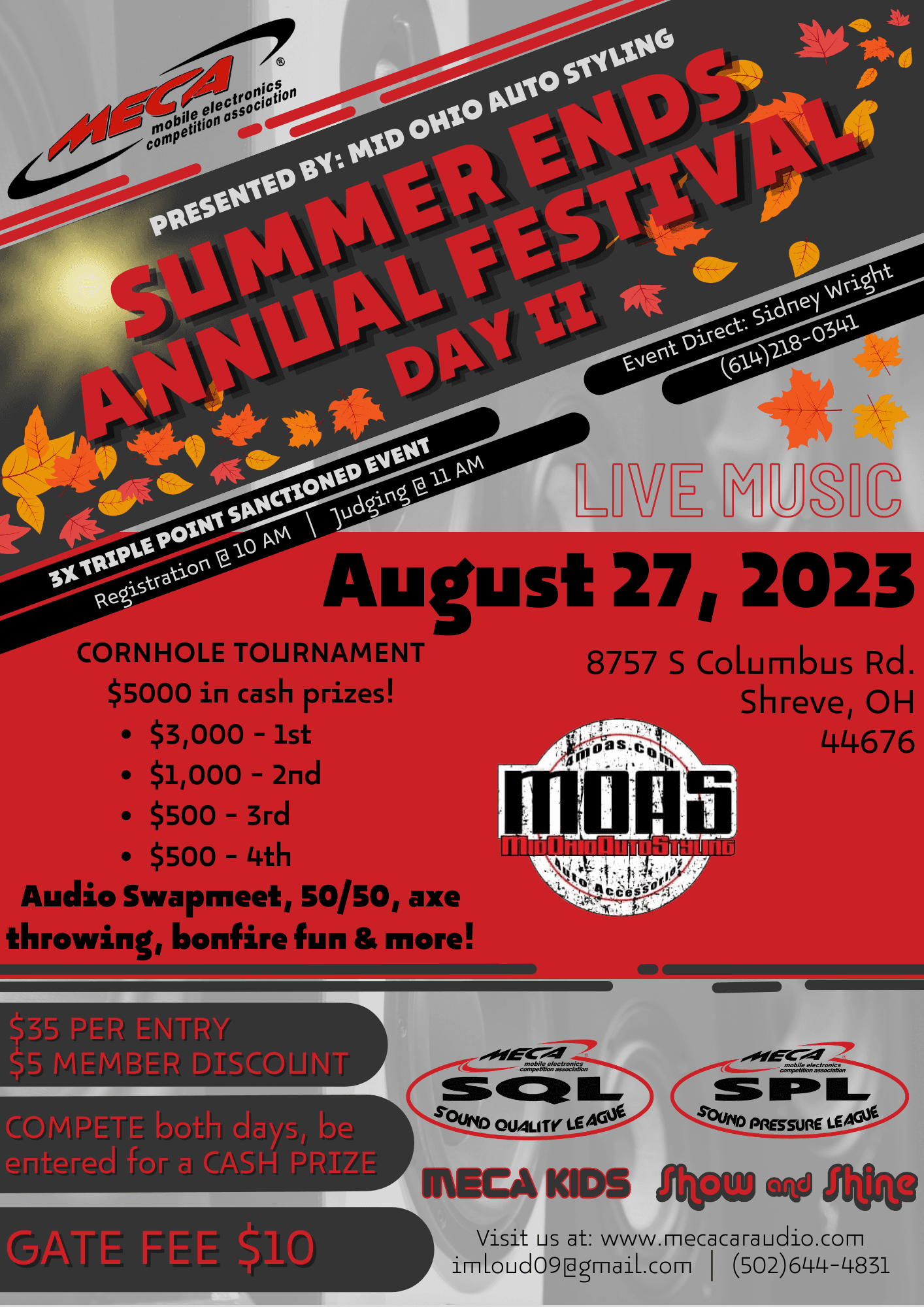 Summer Ends Annual Festival Day II Flyer