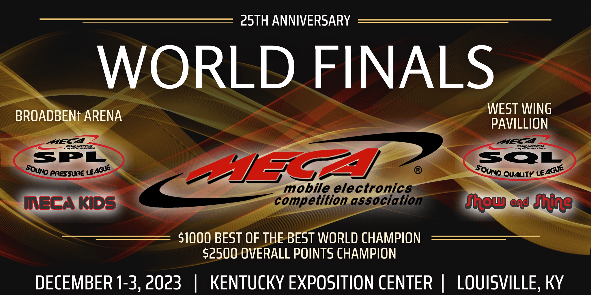 25th Anniversary MECA World Finals Flyer