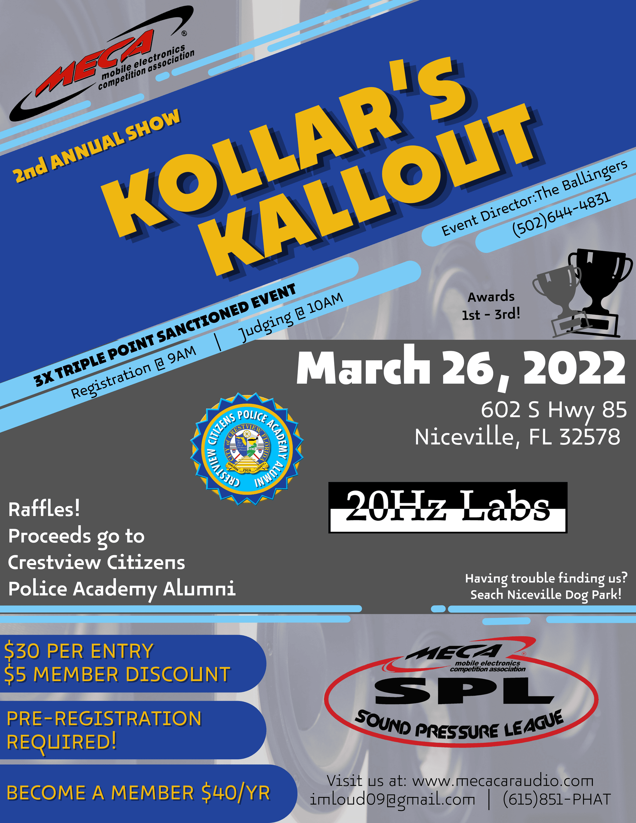 2nd Annual Kollar's Kallout Flyer