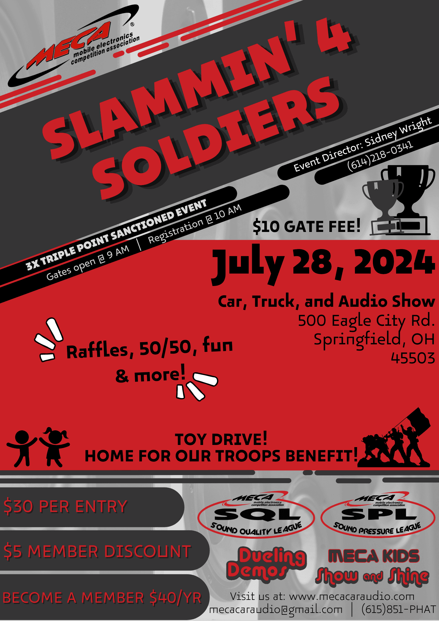 Slammin' 4 Soldiers Flyer