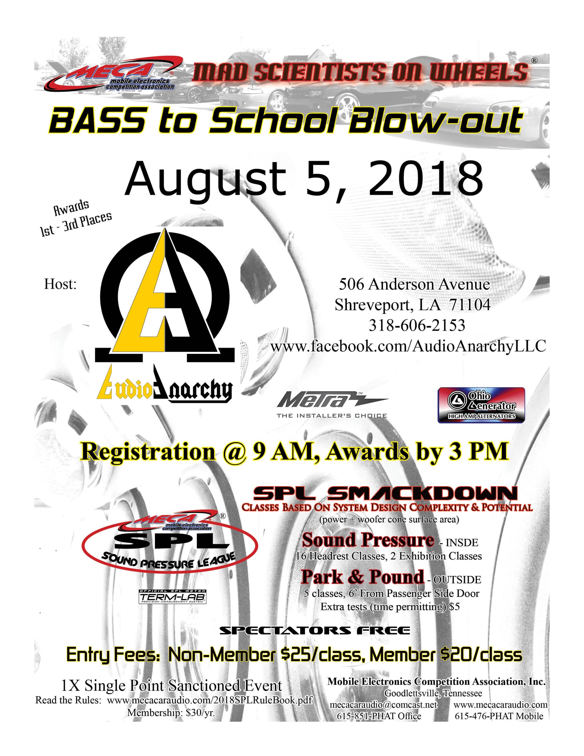 BASS to School Blowout Flyer