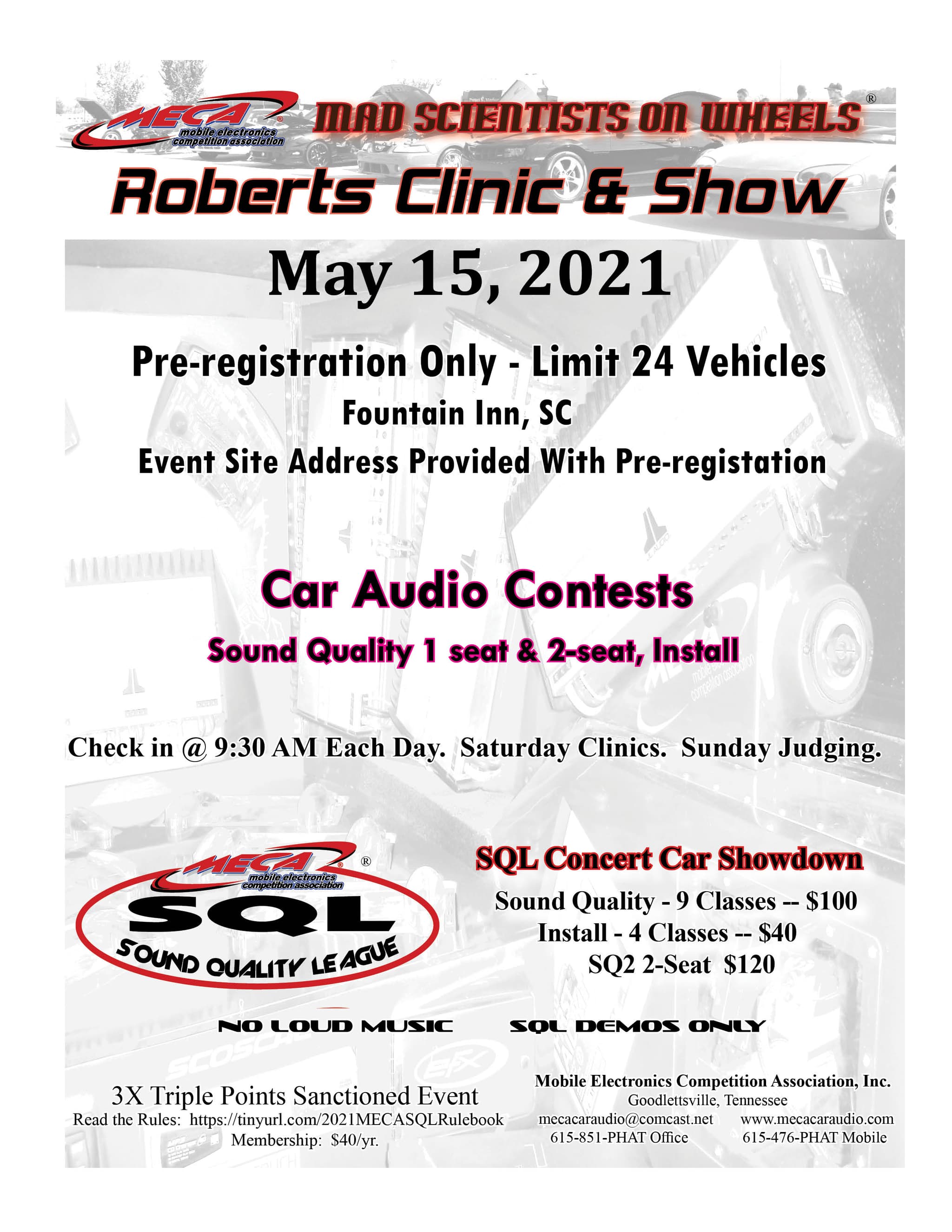Roberts Clinic & Show Flyer