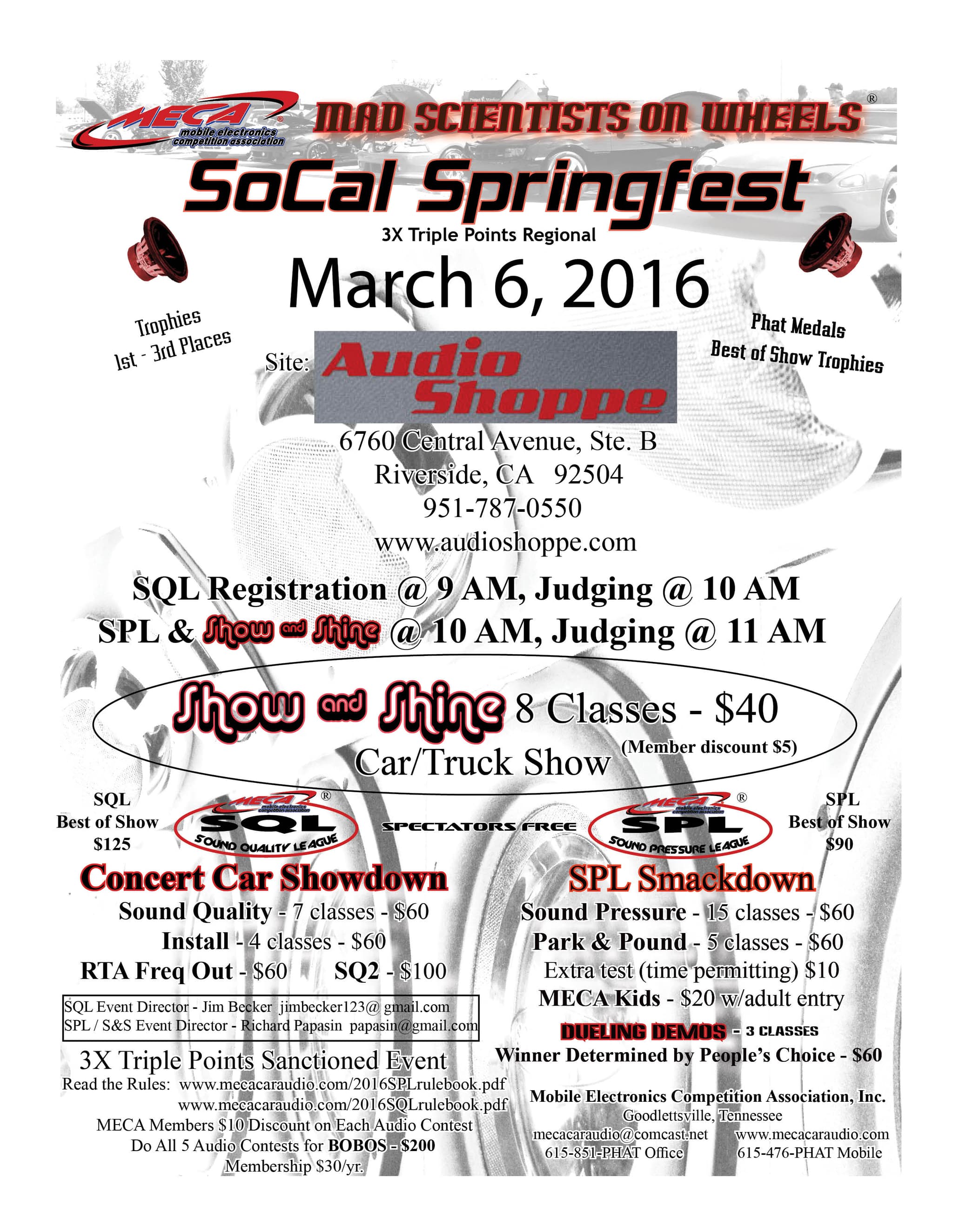 SoCal Springfest Flyer