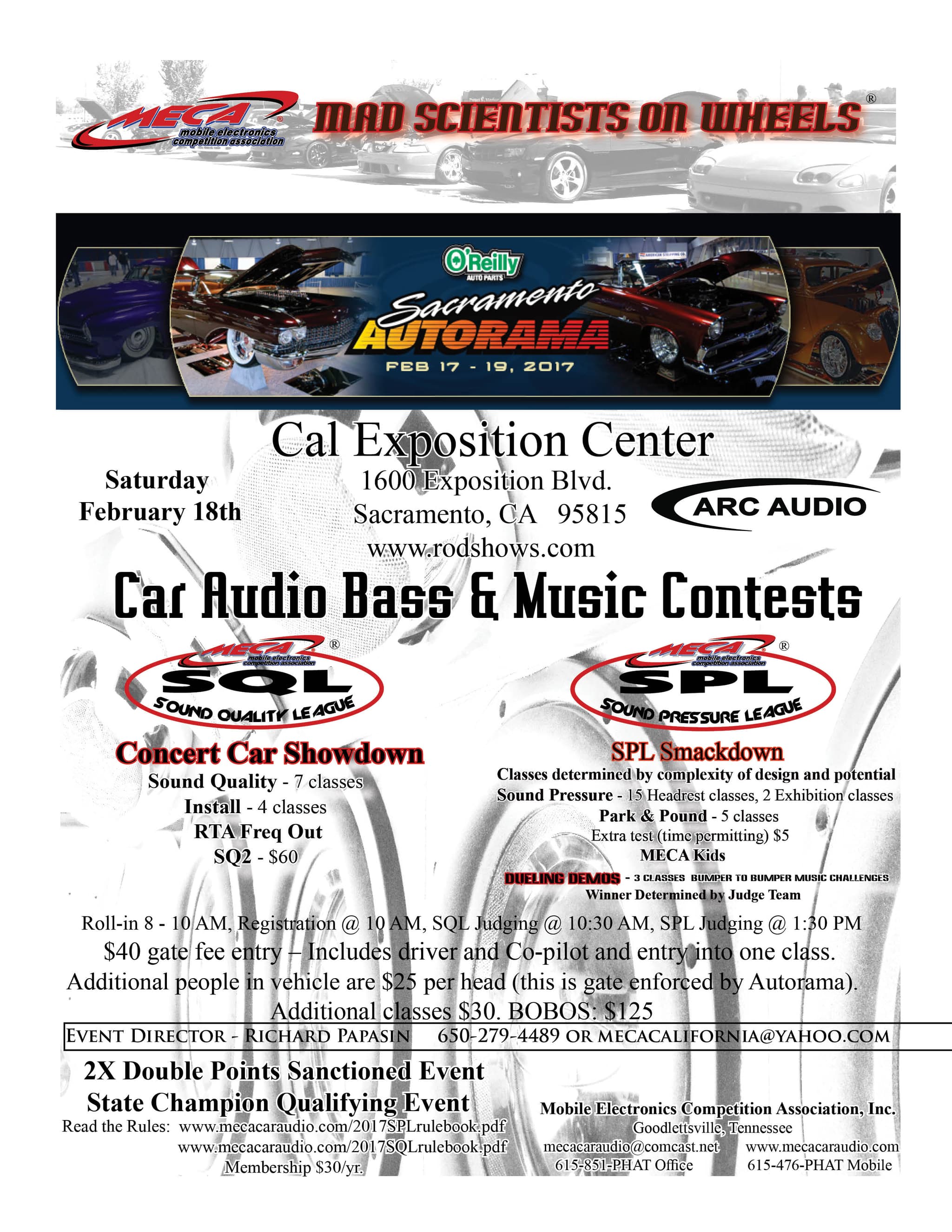 Sacramento Autorama 2017 Flyer