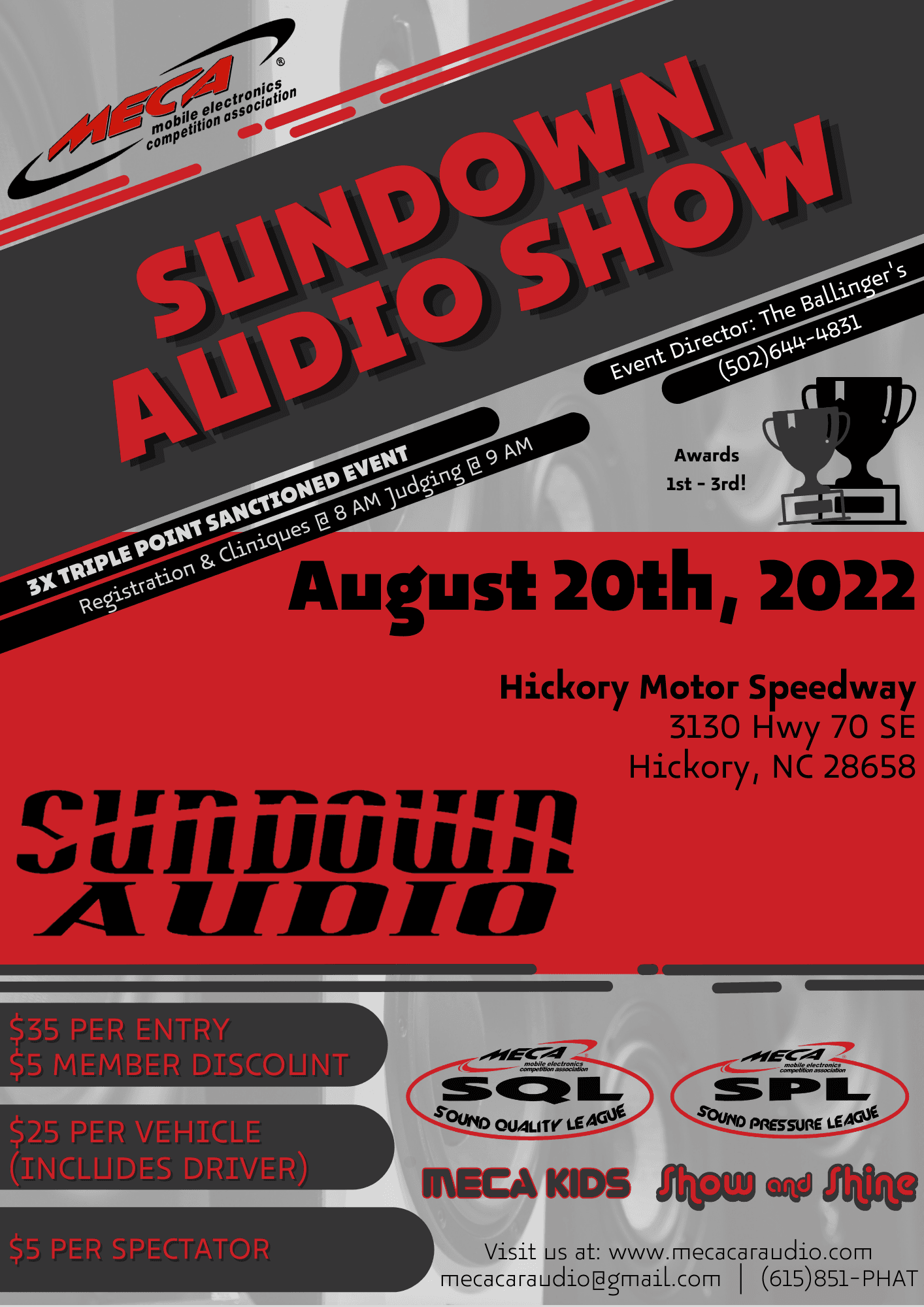 Sundown Audio Show 2022 Flyer