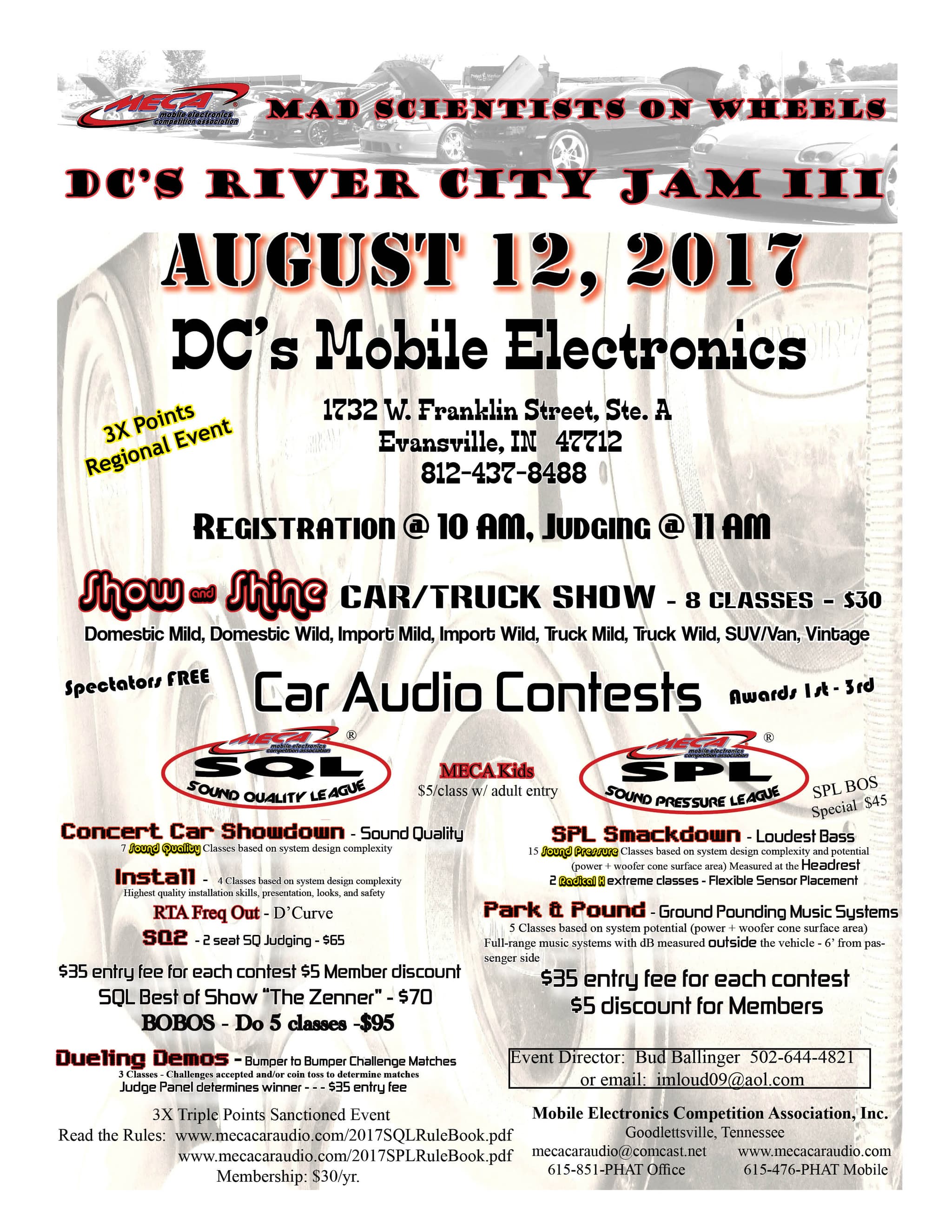 DC's River City Jam III Flyer