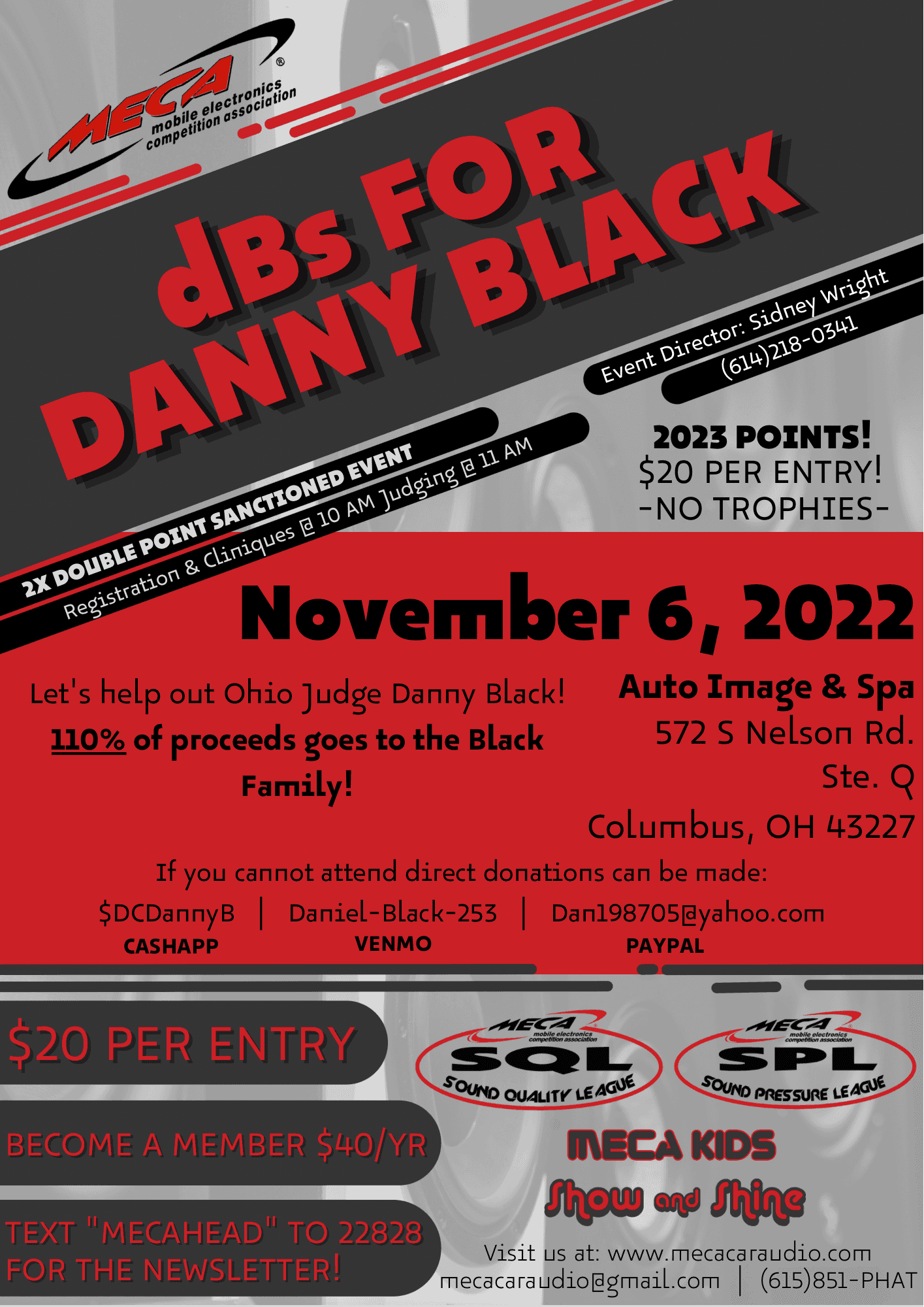 dBs for Danny Black Flyer
