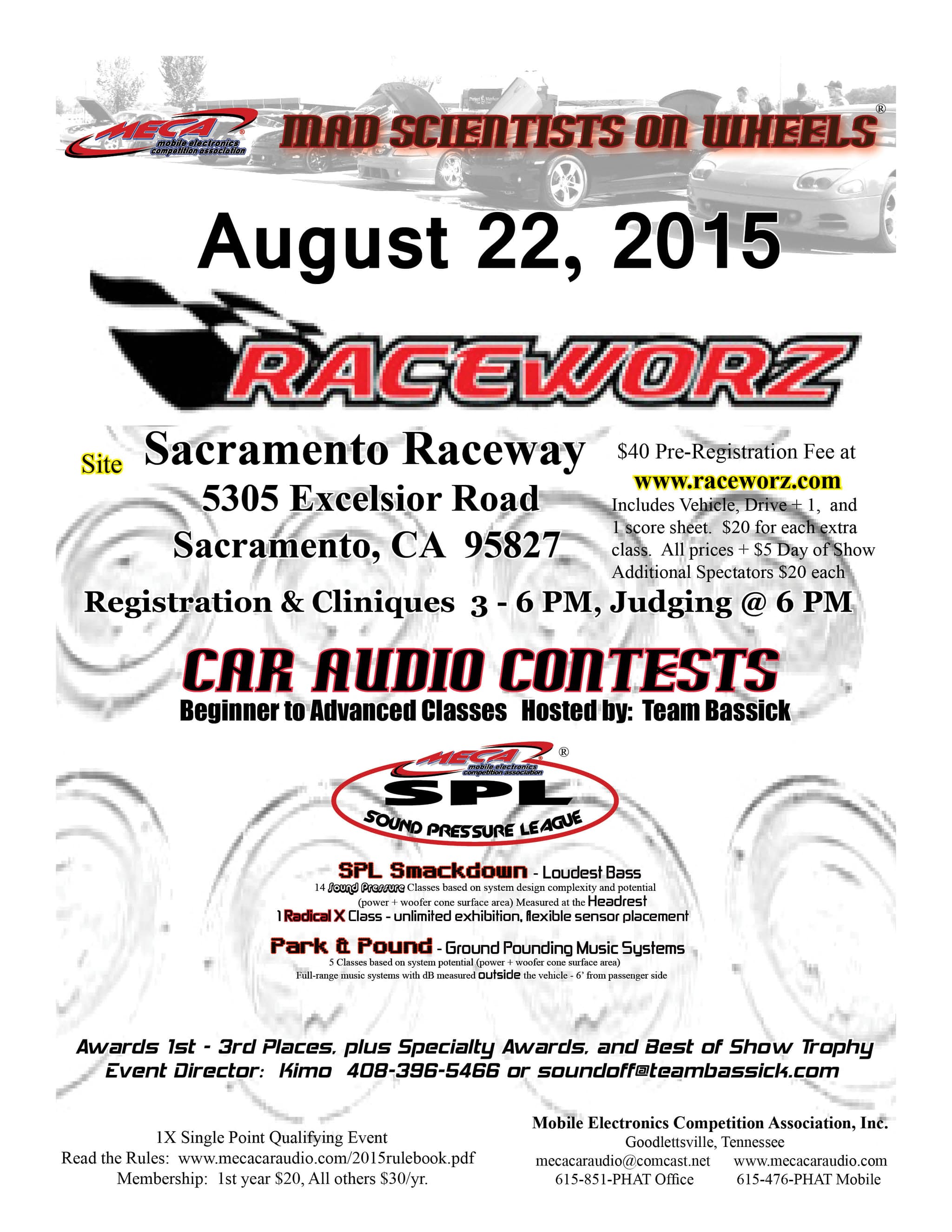 RaceWorz SPL Smackdown Flyer