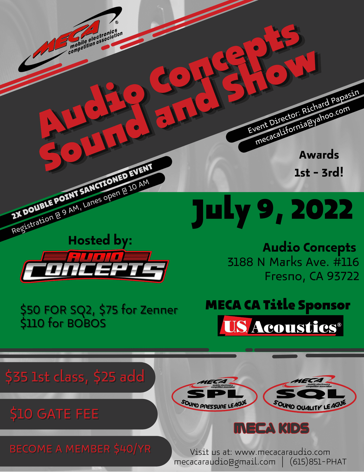 Audio Concepts Sound and Show Flyer