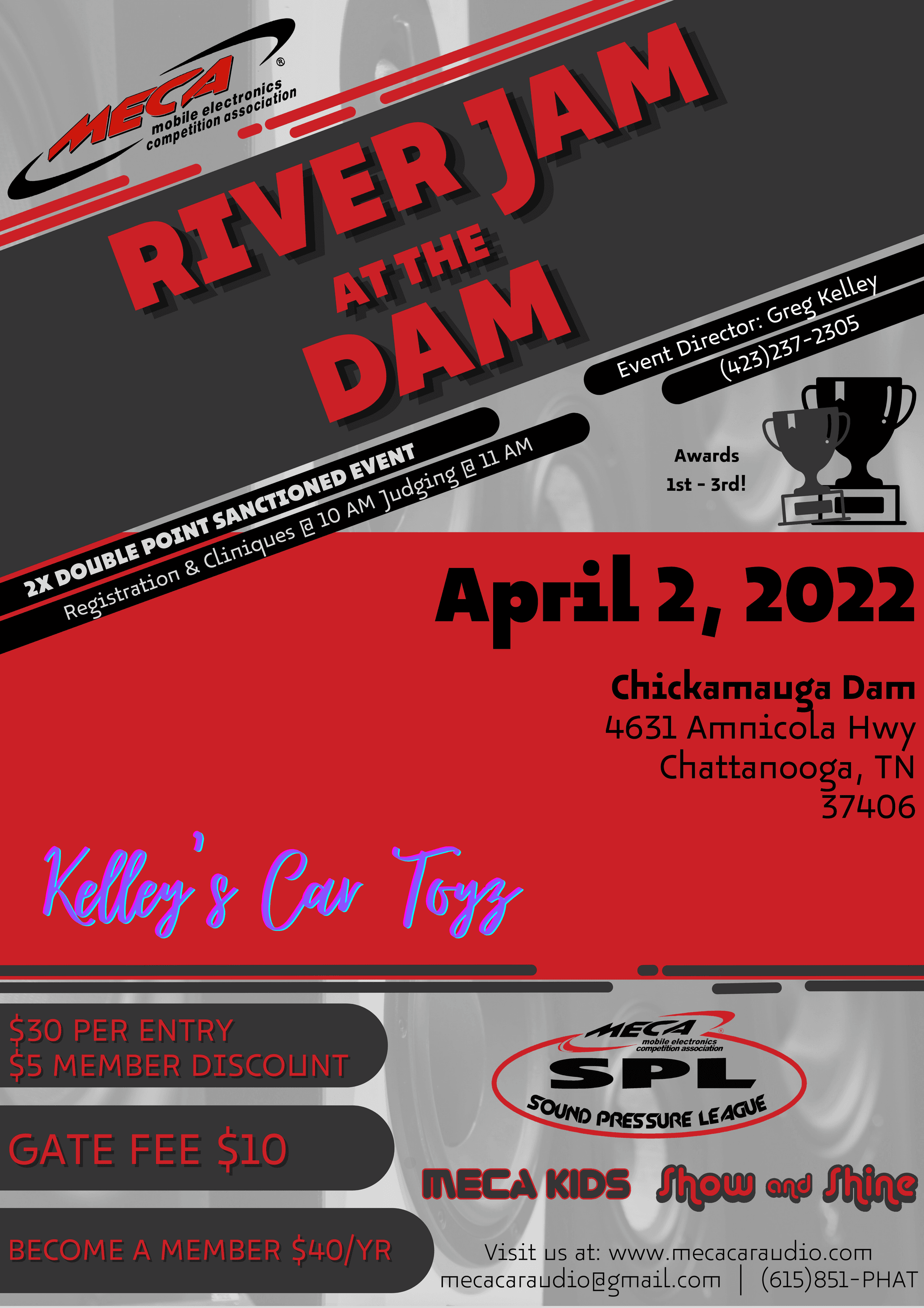 River Jam At The Dam Flyer