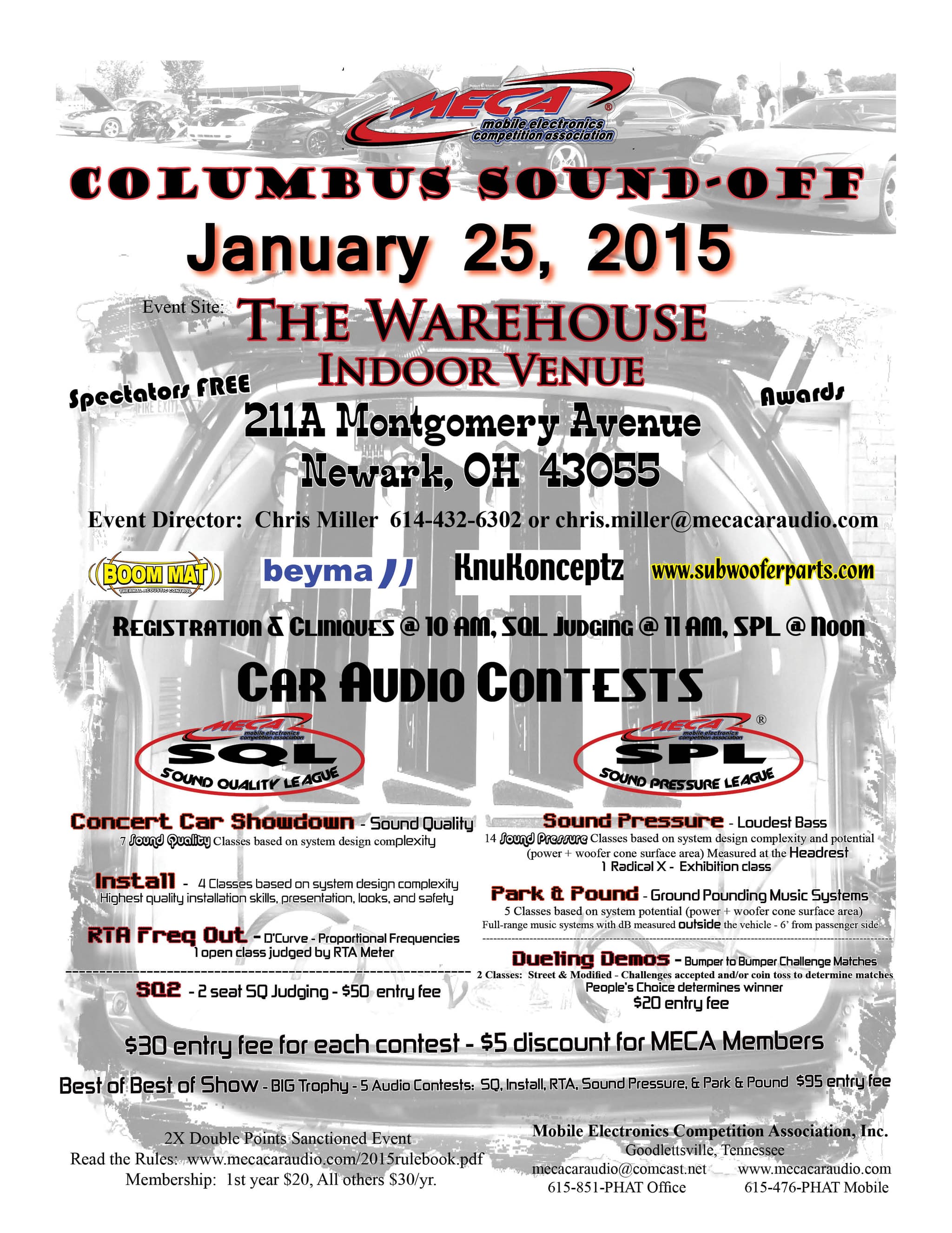 Columbus Sound-off Flyer