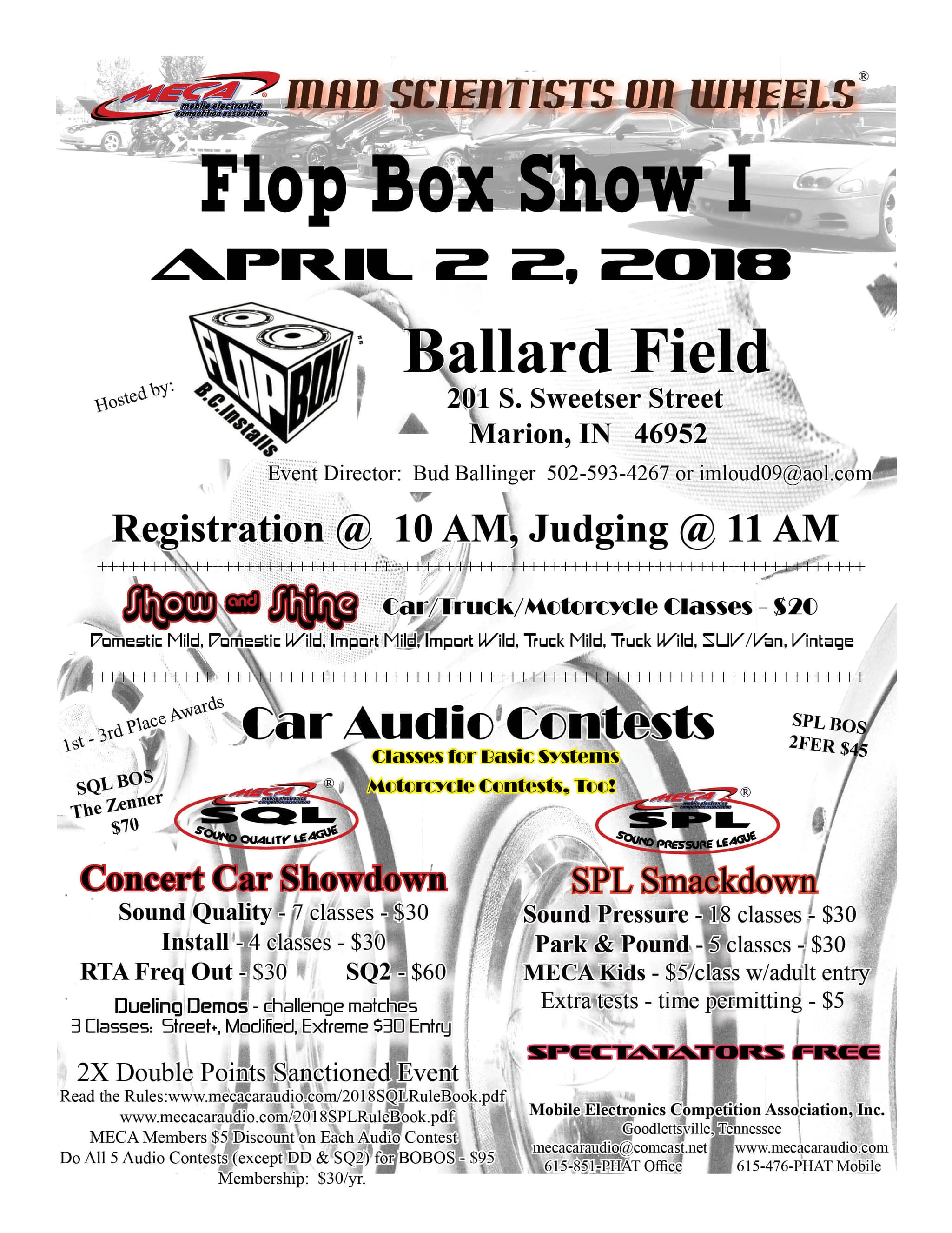 Flop Box Show I Flyer