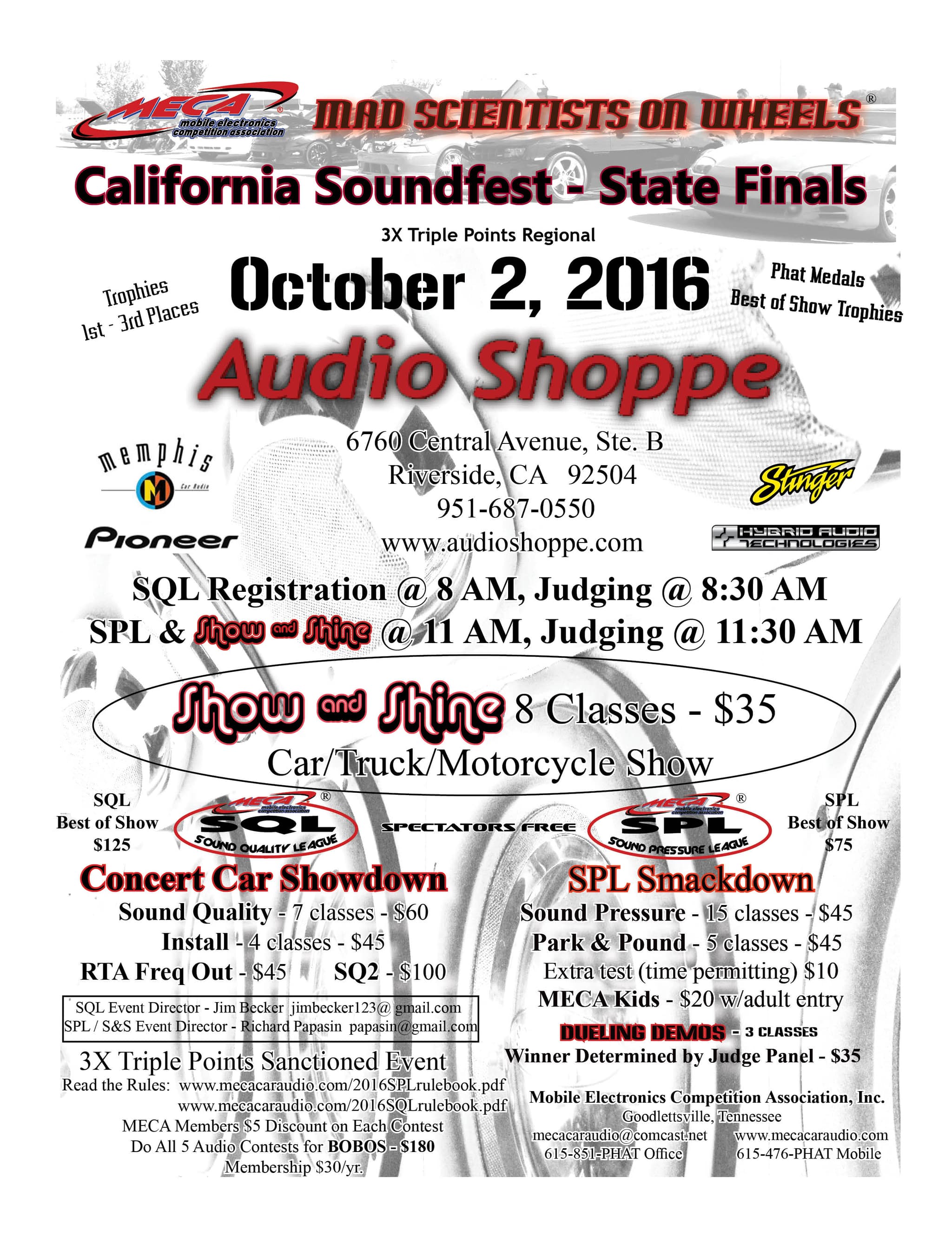 California Soundfest - State Finals Flyer