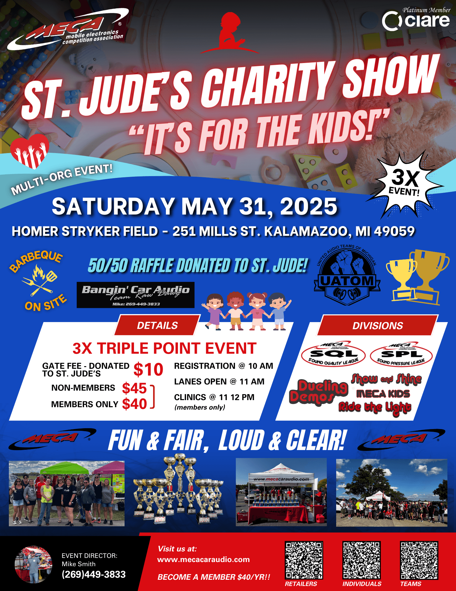 St. Jude's Charity Show Flyer