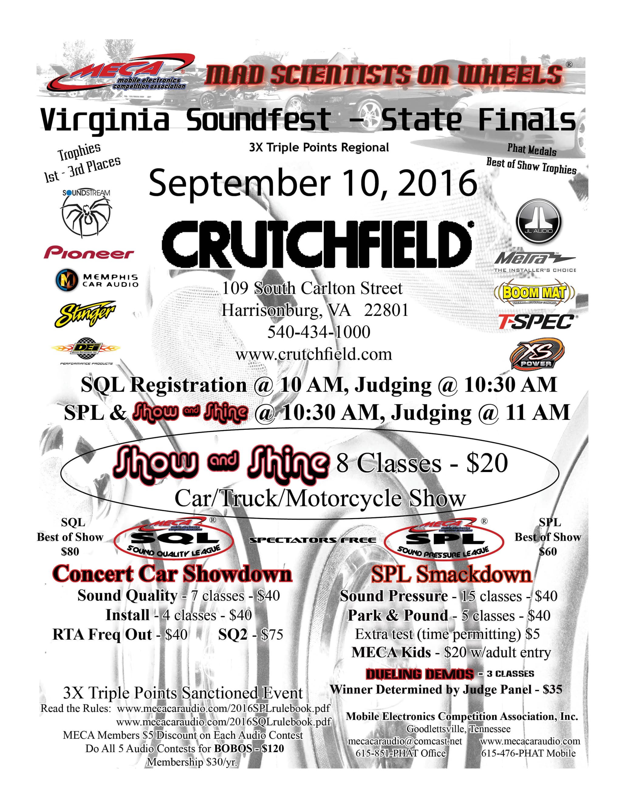 Virginia Soundfest - State Finals Flyer