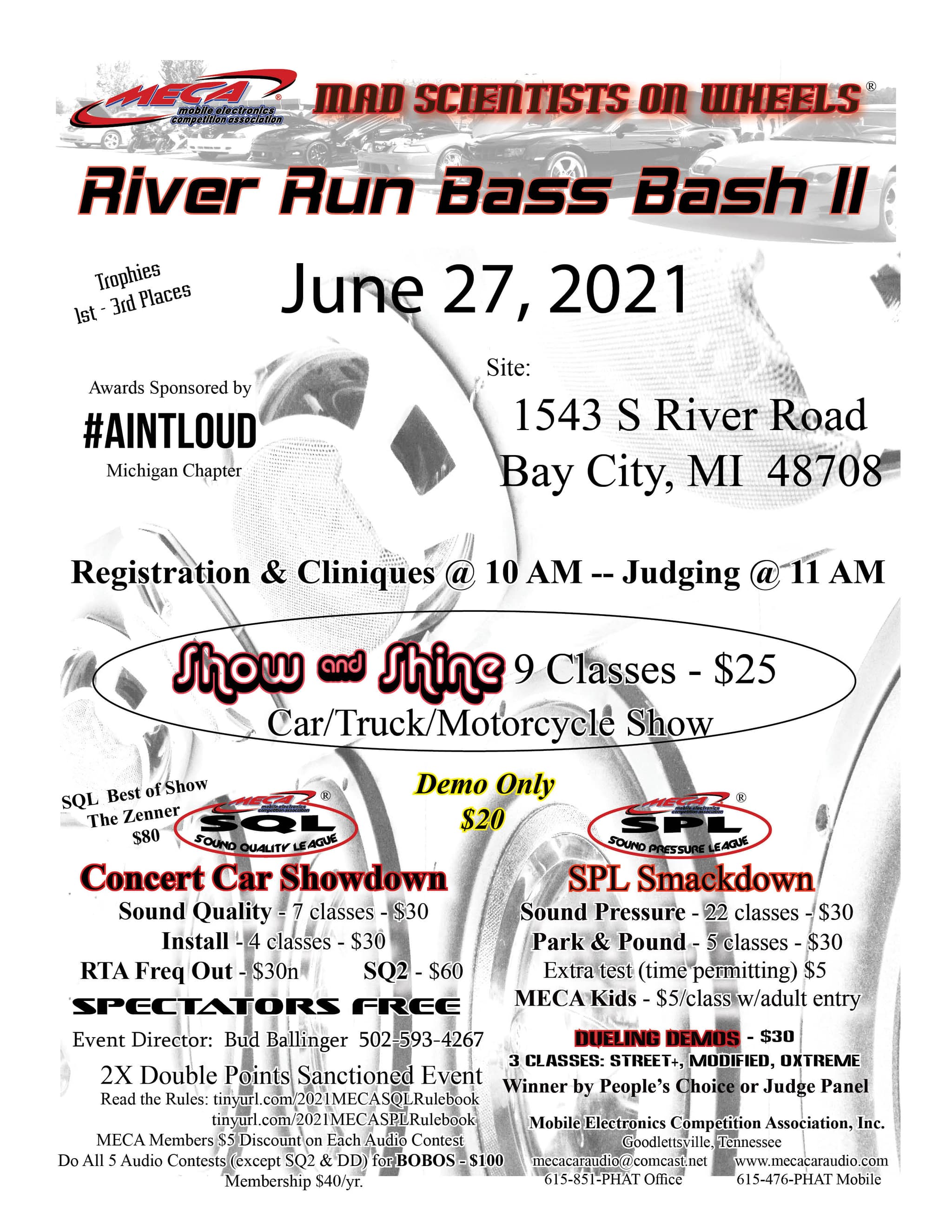 River Run Bass Bash II Flyer