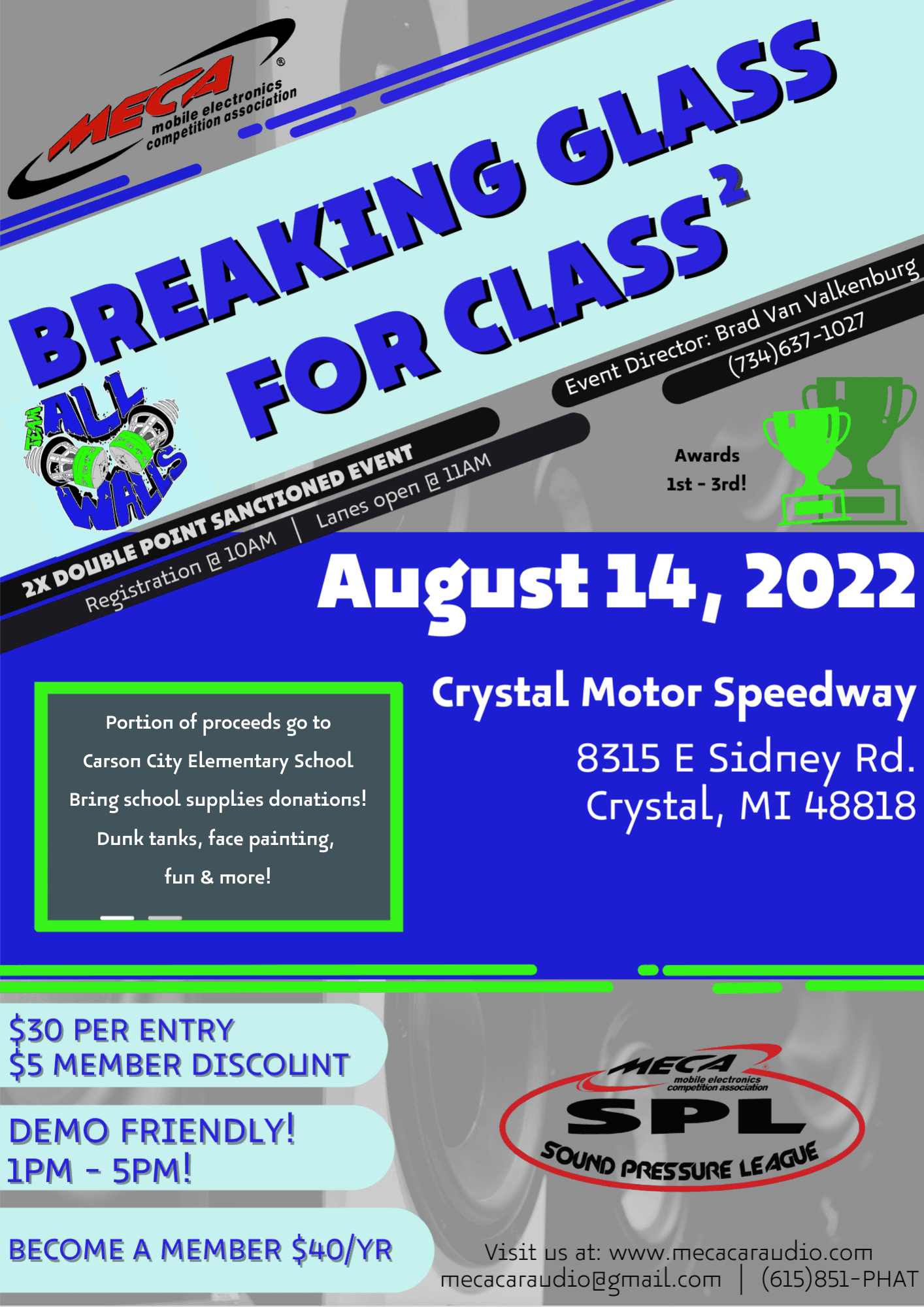 Breaking Glass For Class² Flyer