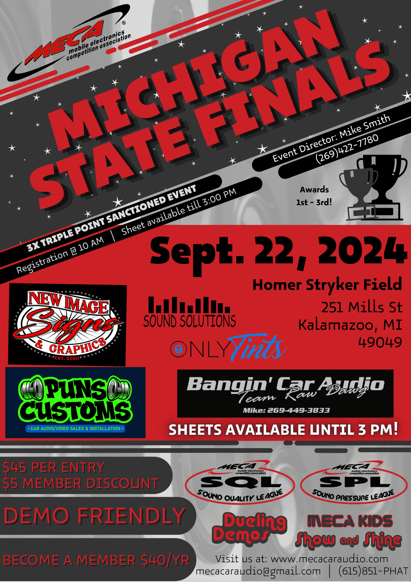 Michigan State Finals Flyer