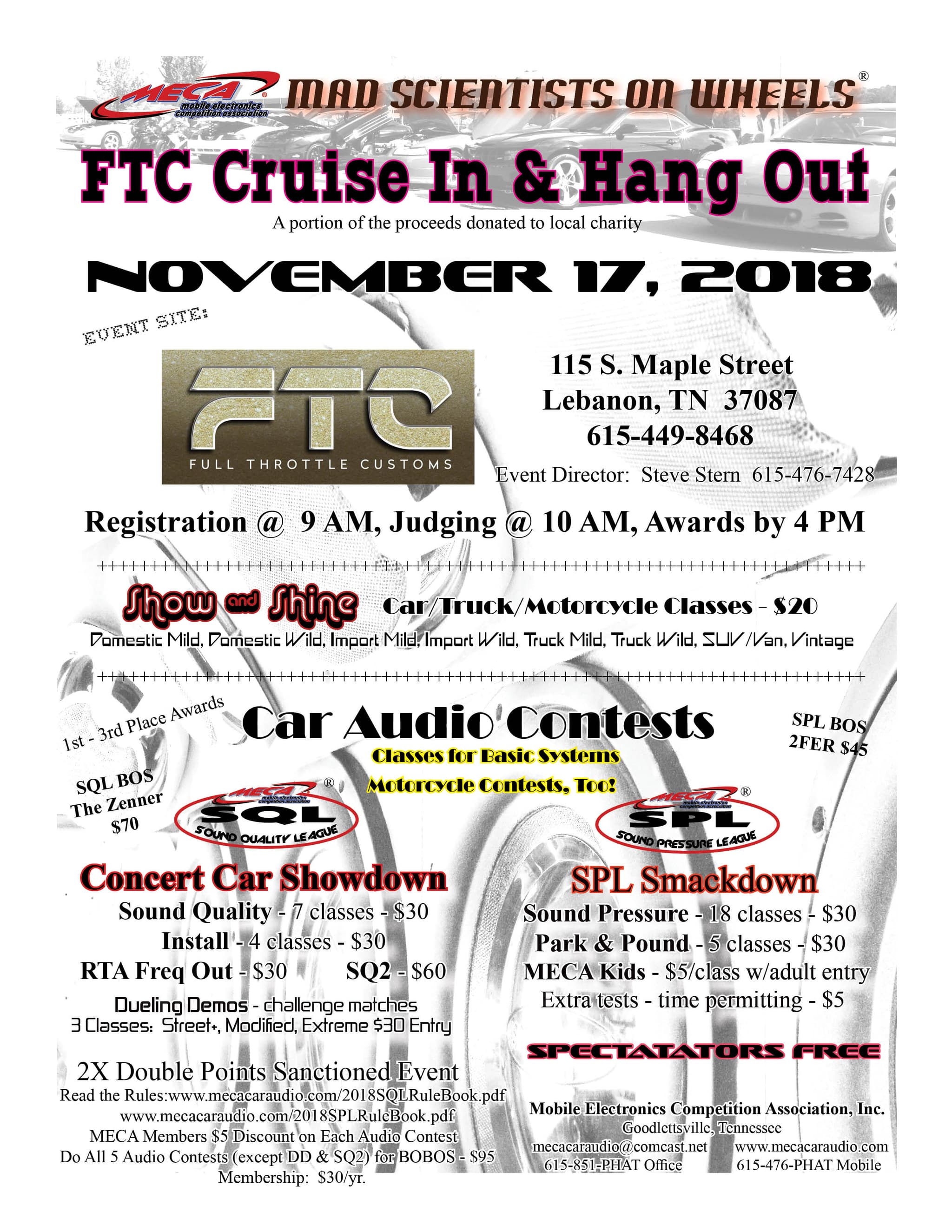 FTC Cruise In & Hang Out Flyer