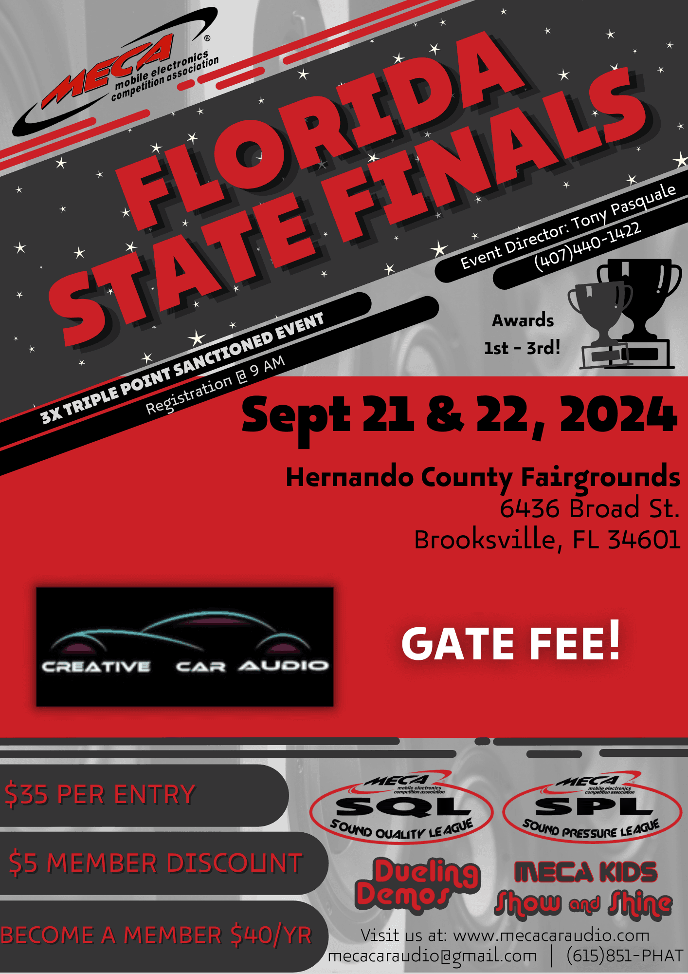 Florida State Finals Flyer