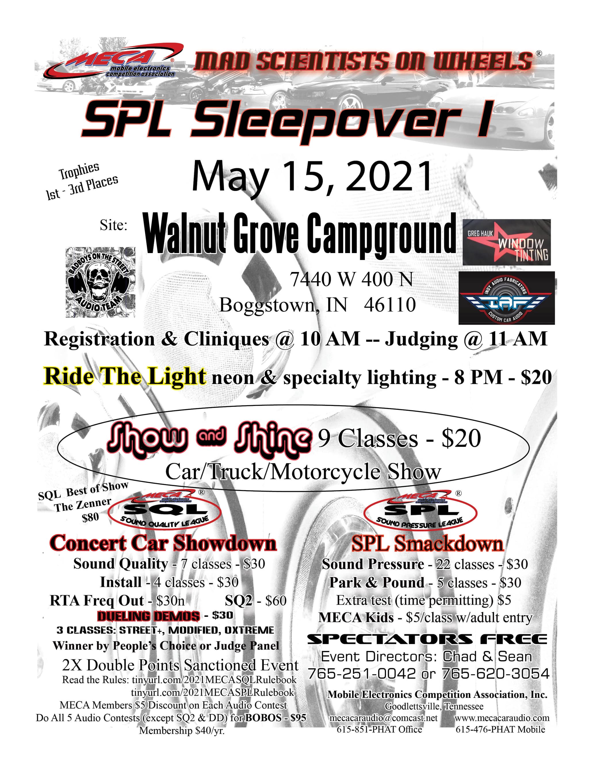 SPL Sleepover I Flyer