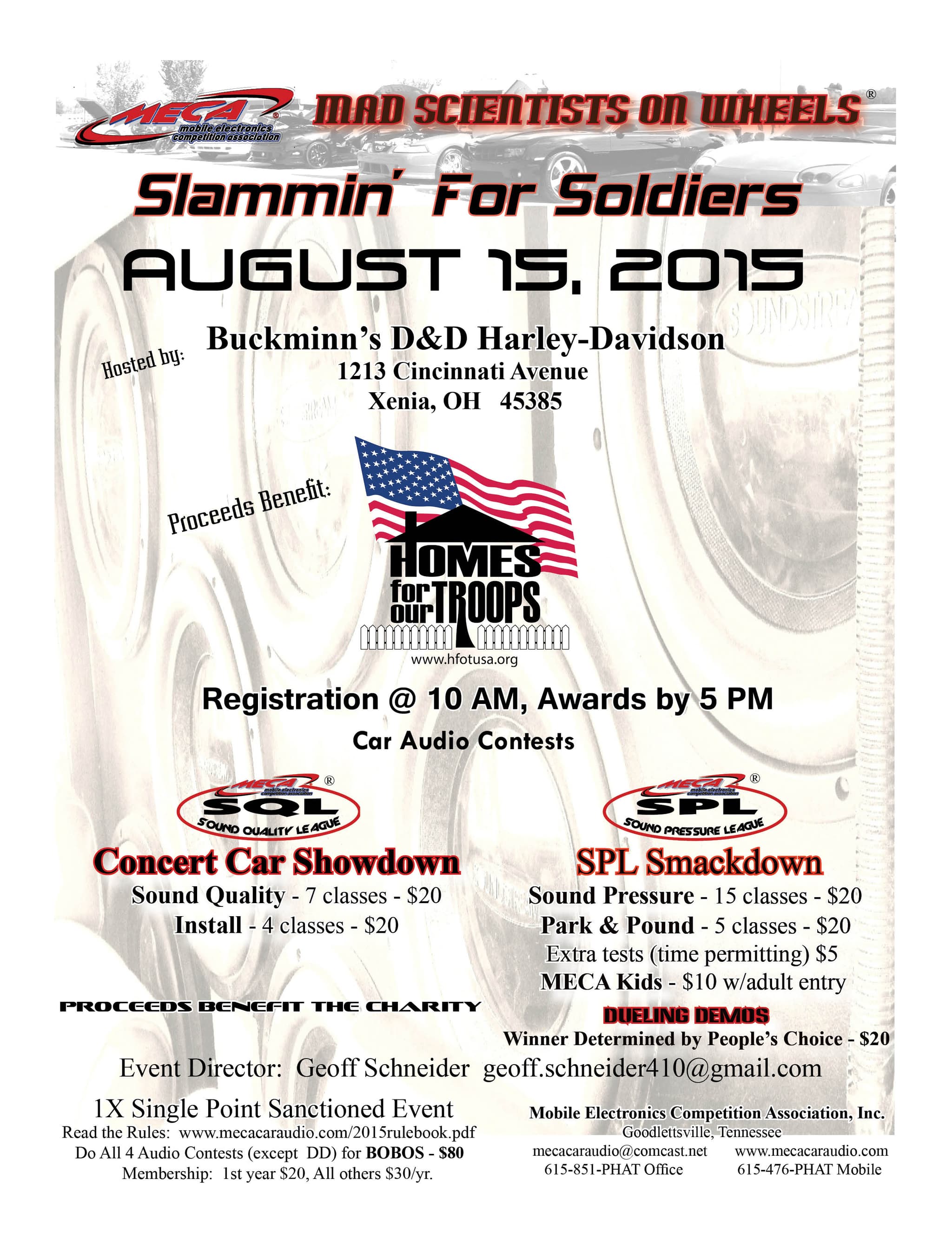Slammin' For Soldiers Flyer