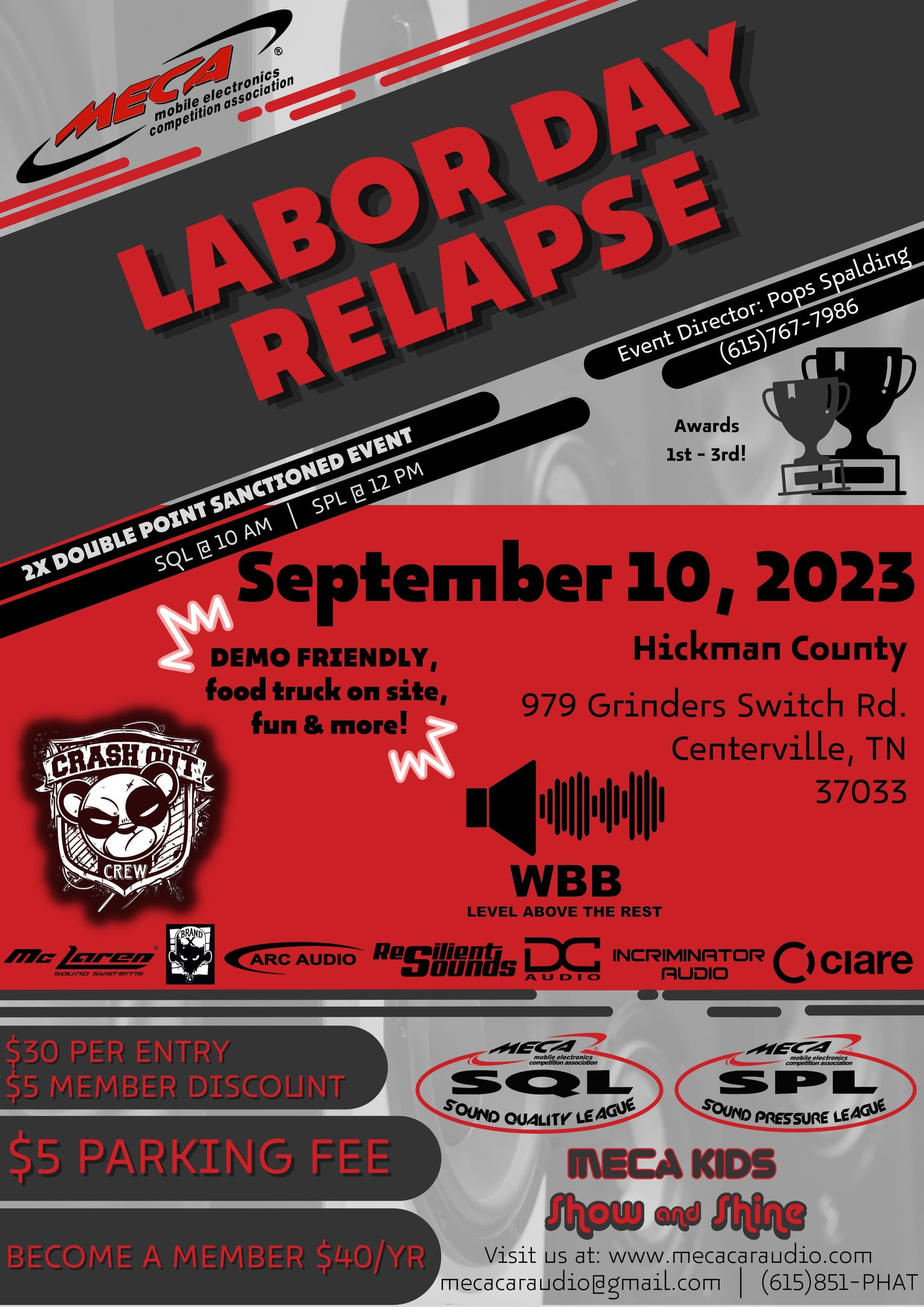Labor Day Relapse Flyer