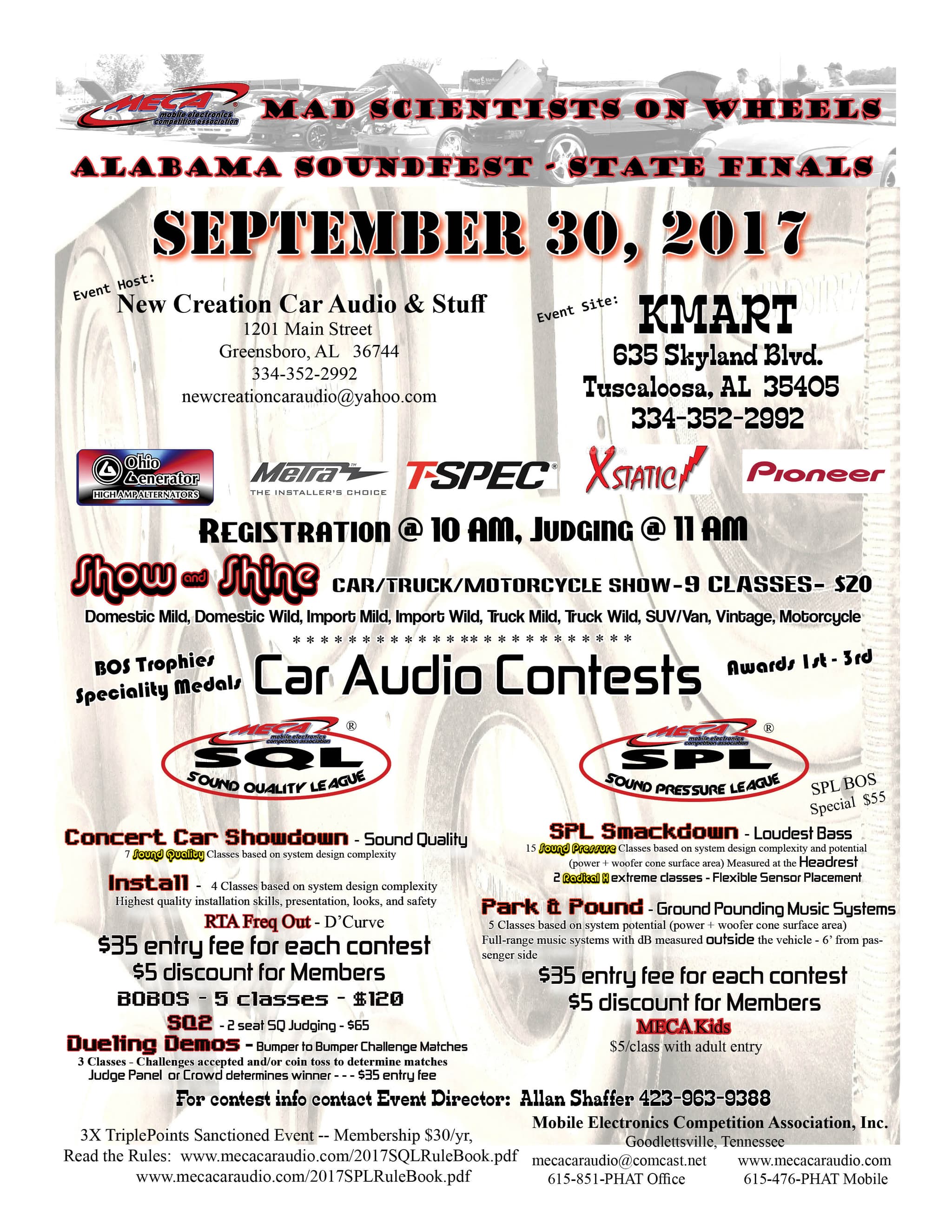 Alabama Soundfest - State Finals Flyer