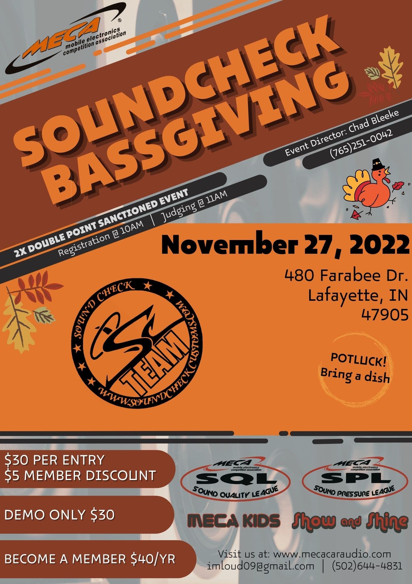 Sound Check Bassgiving Flyer
